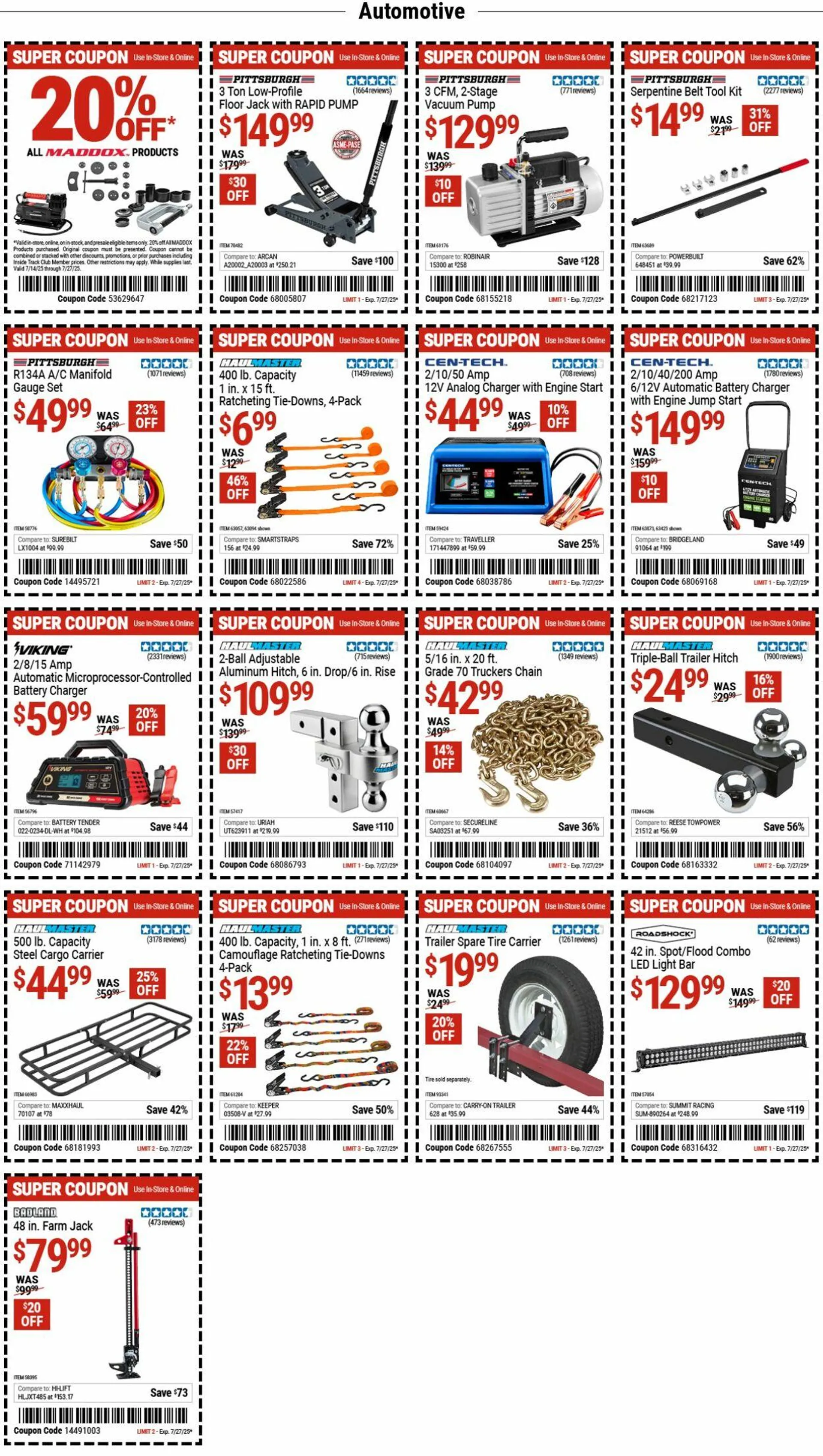 Weekly ad Harbor Freight from July 21 to July 30 2025 - Page 2