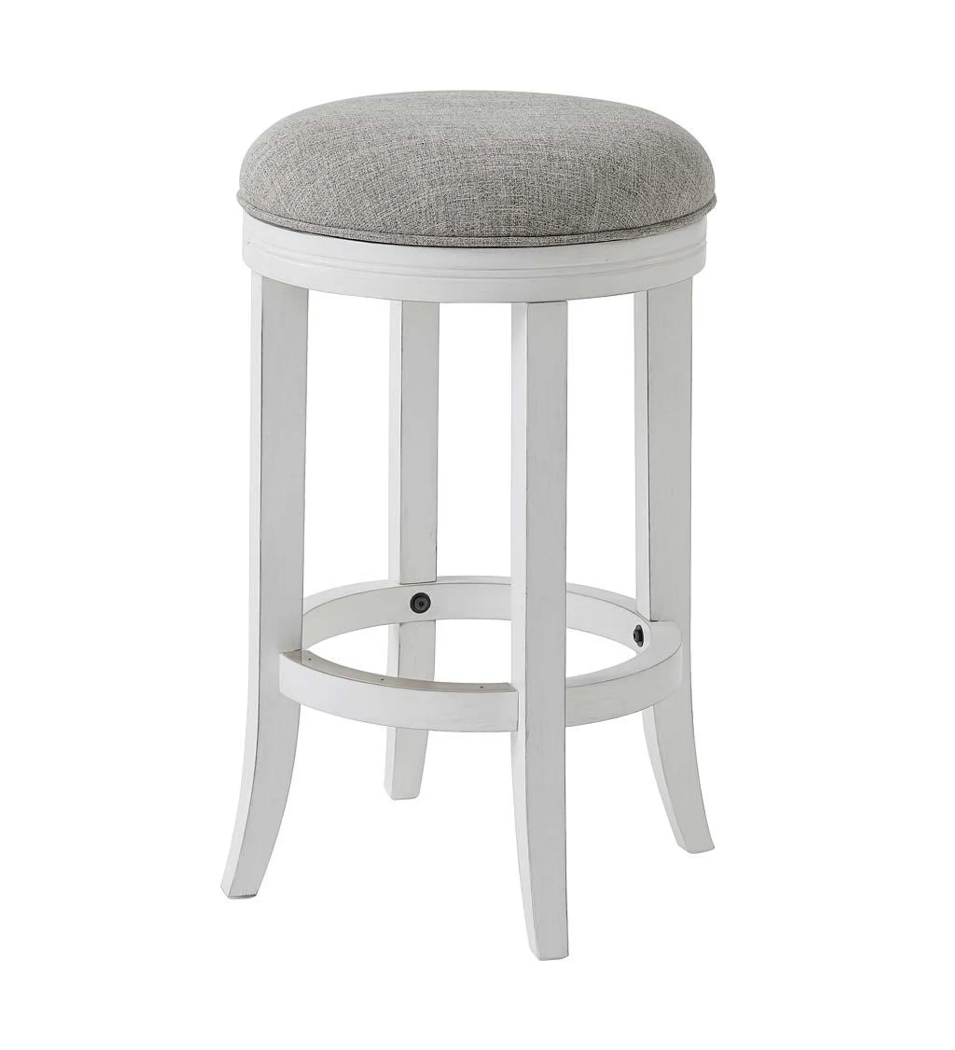 Callie Swivel Seat Barstool - White