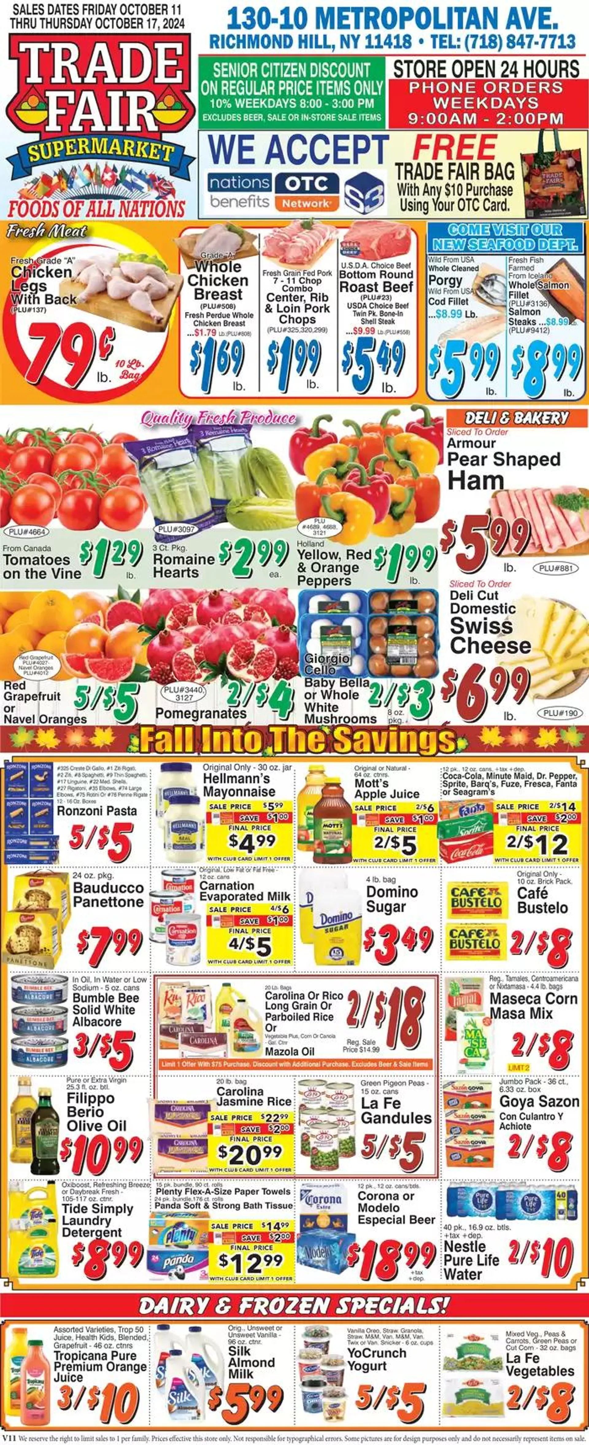 Weekly ad Discover attractive offers from October 11 to October 25 2024 - Page 1