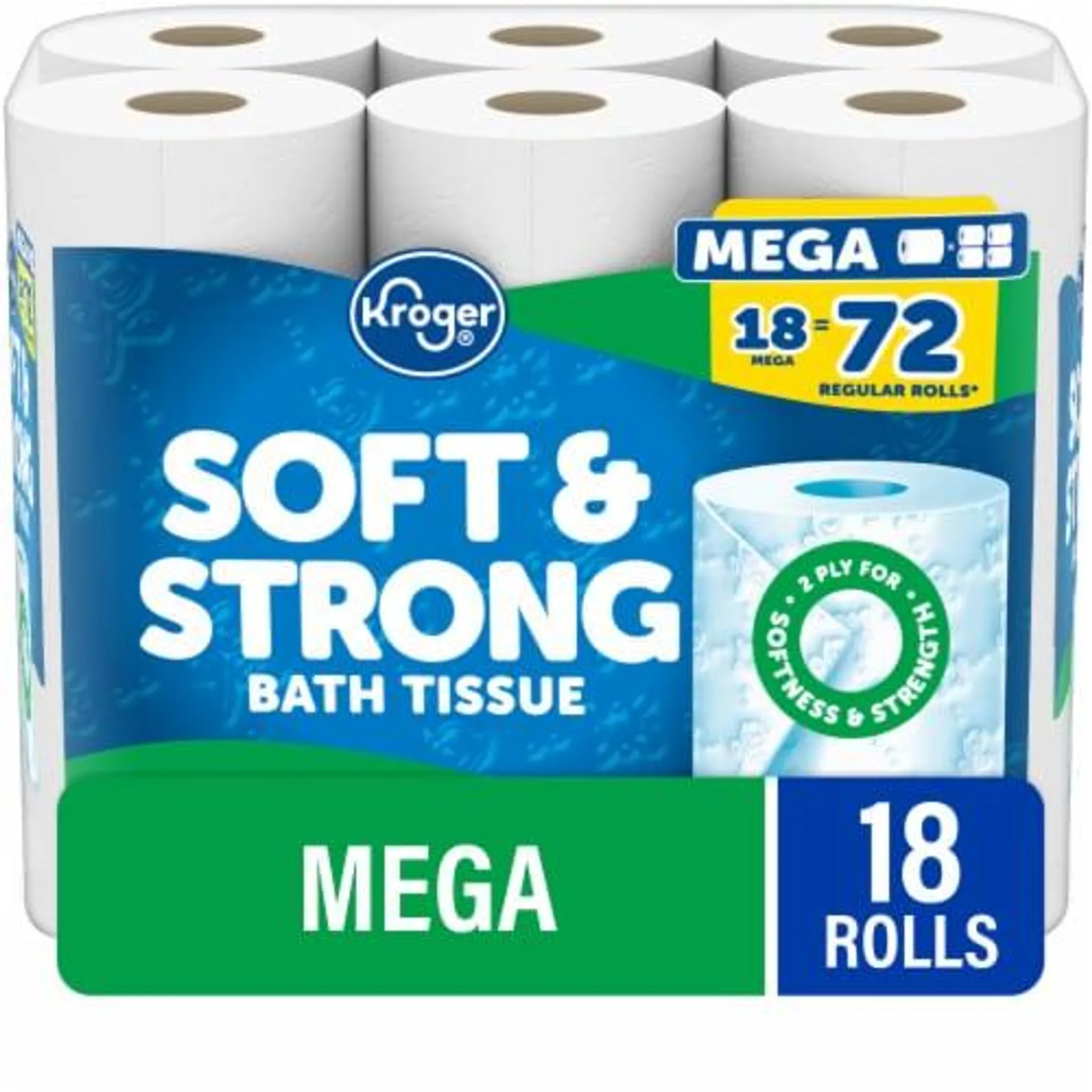 Kroger® Soft & Strong Toilet Paper Mega Roll