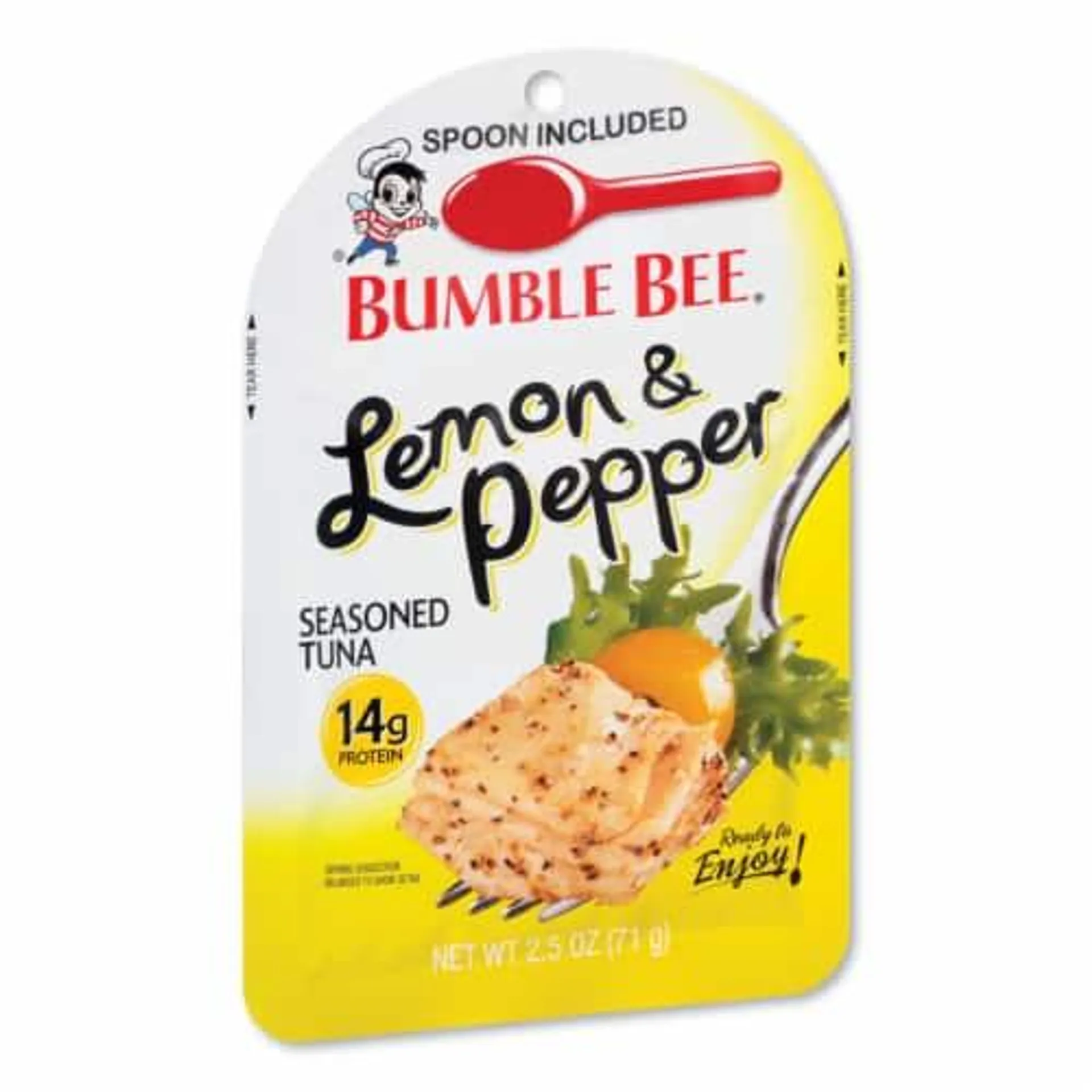 Bumble Bee® Lemon & Pepper Seasoned Tuna Pouch With Spork