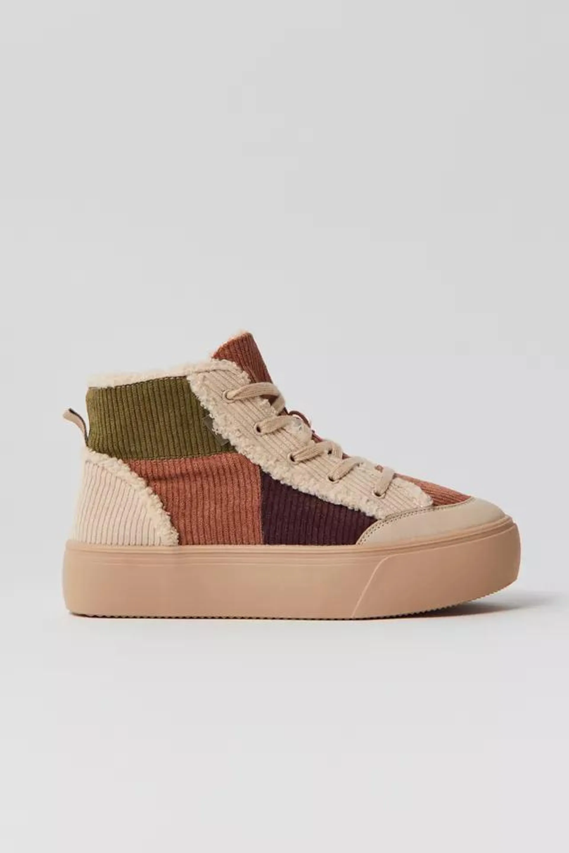 Rocket Dog Flair Patchwork High-Top Platform Sneaker