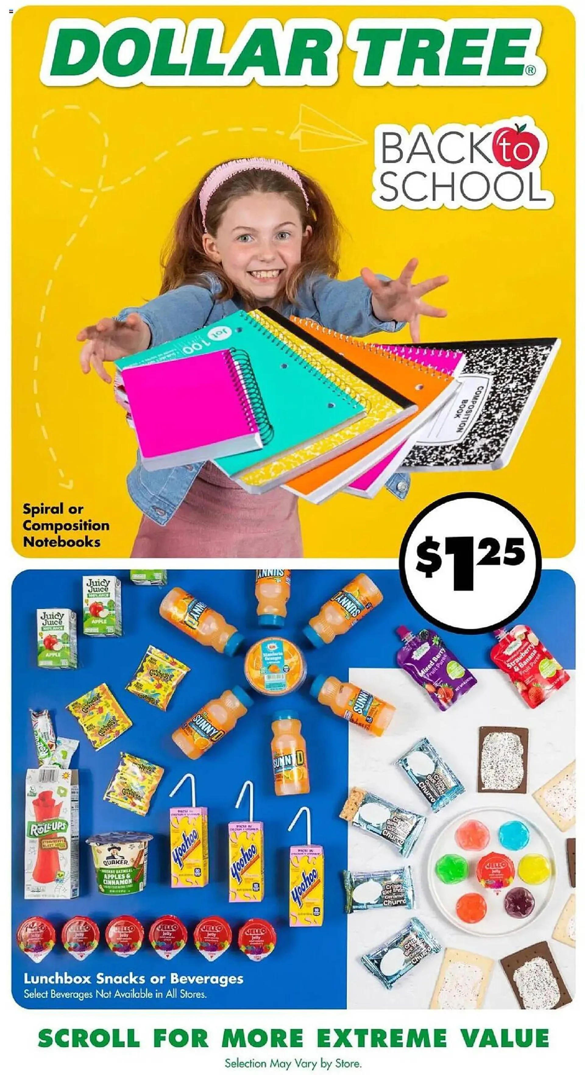 Weekly ad Dollar Tree Weekly Ad from August 17 to September 1 2025 - Page 1