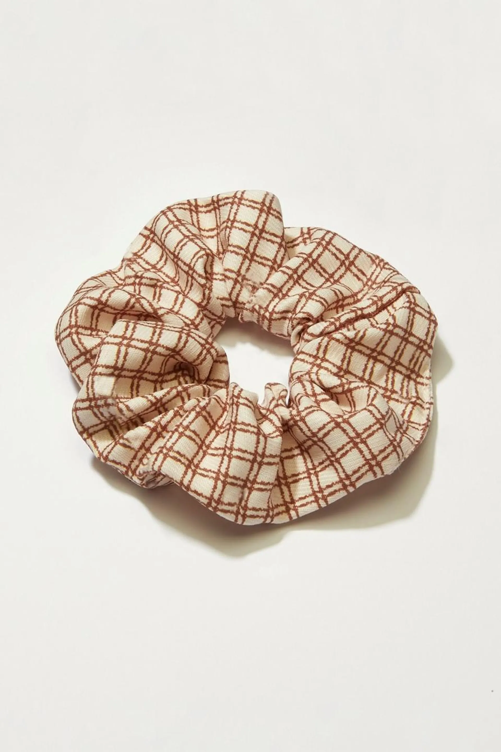 plaid scrunchie