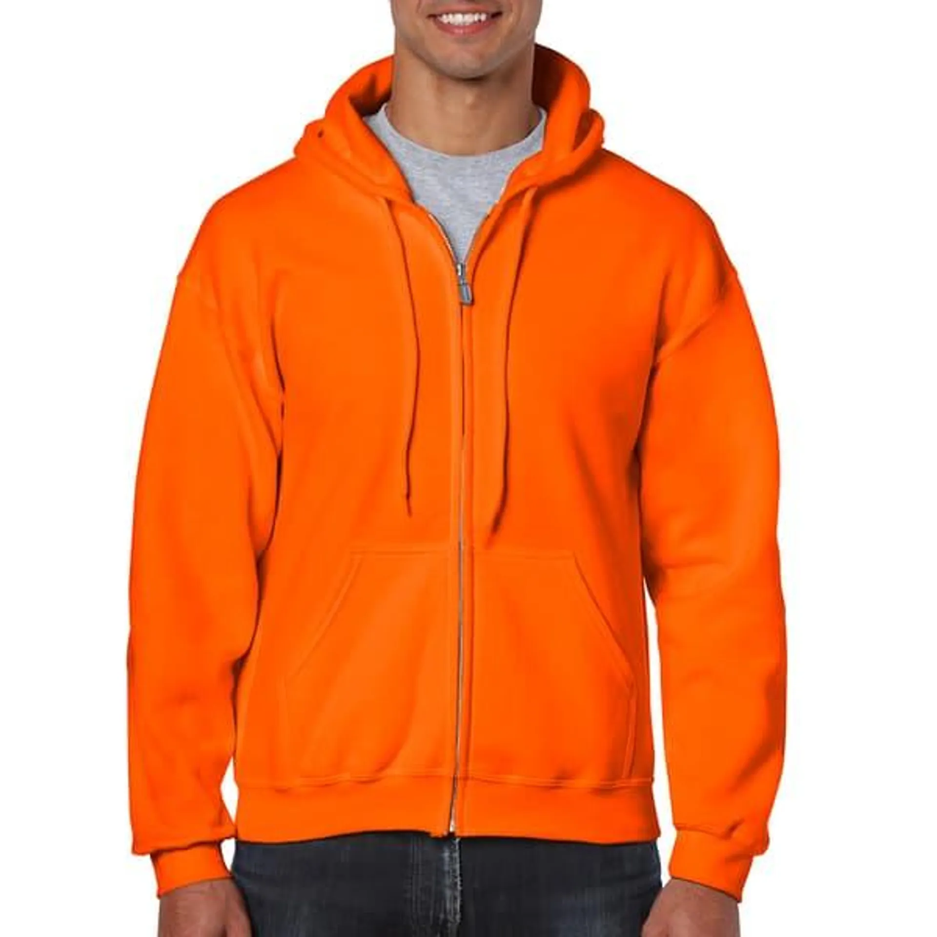 Mens Gildan® Heavy Blend™ Fleece Full Zip Hoodie Jacket