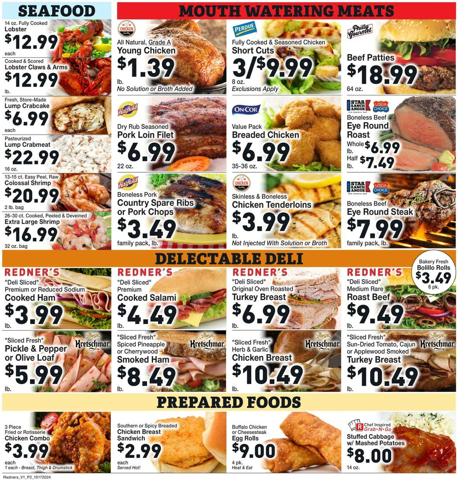 Weekly ad Redner’s Warehouse Market Current weekly ad from October 17 to October 23 2024 - Page 4