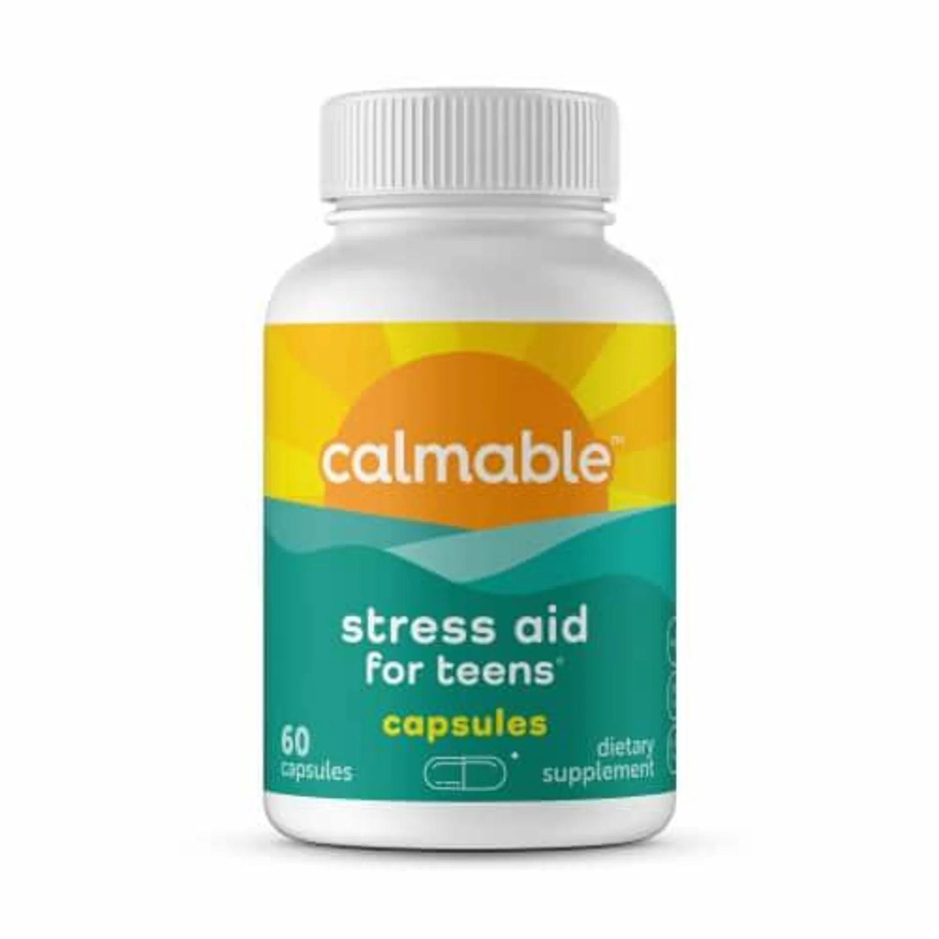 Calmable® Stress Relief Aid for Teens Capsules - Stress Relief - 60 Capsules