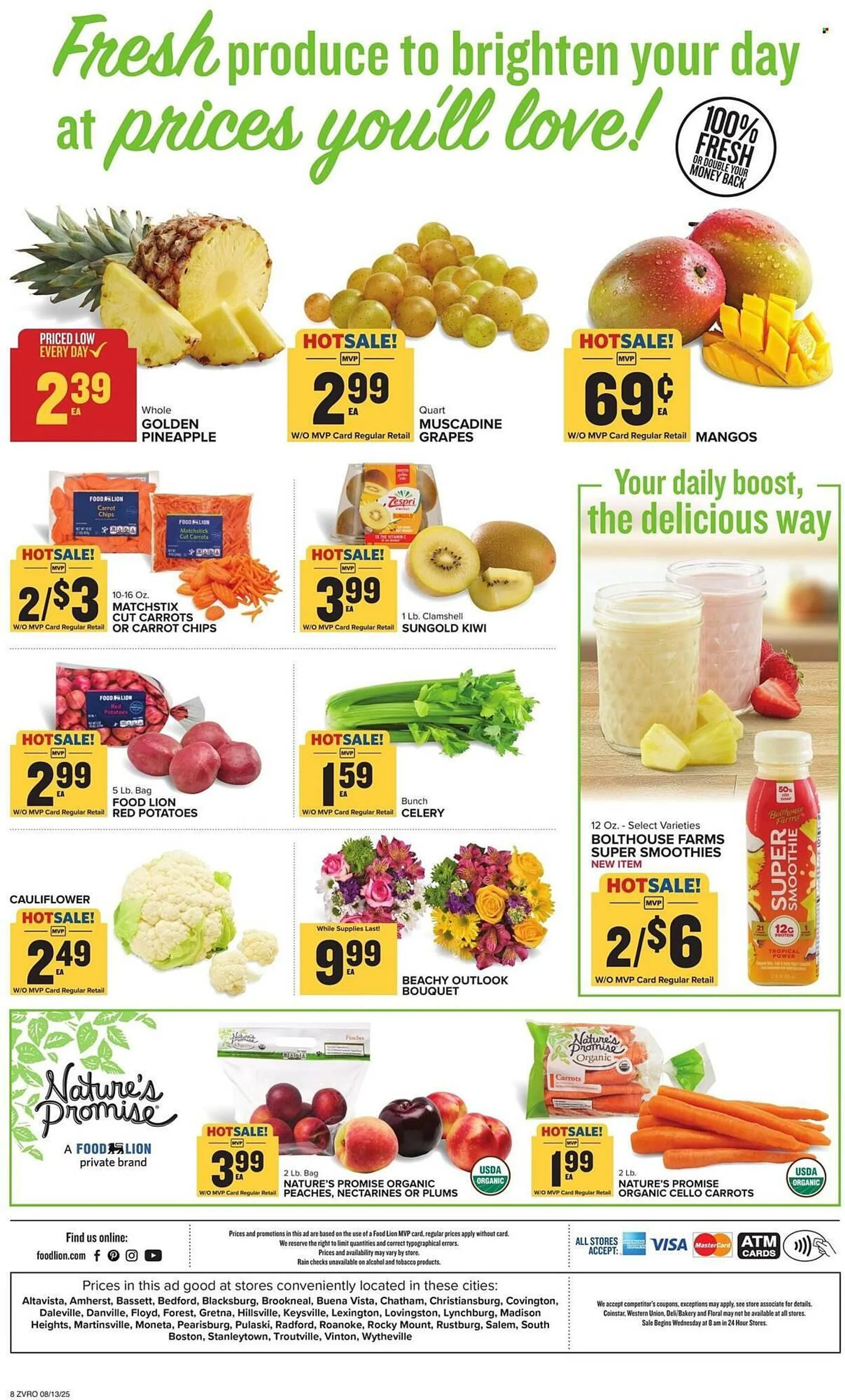 Weekly ad Food Lion Weekly Ad from August 13 to August 19 2025 - Page 1