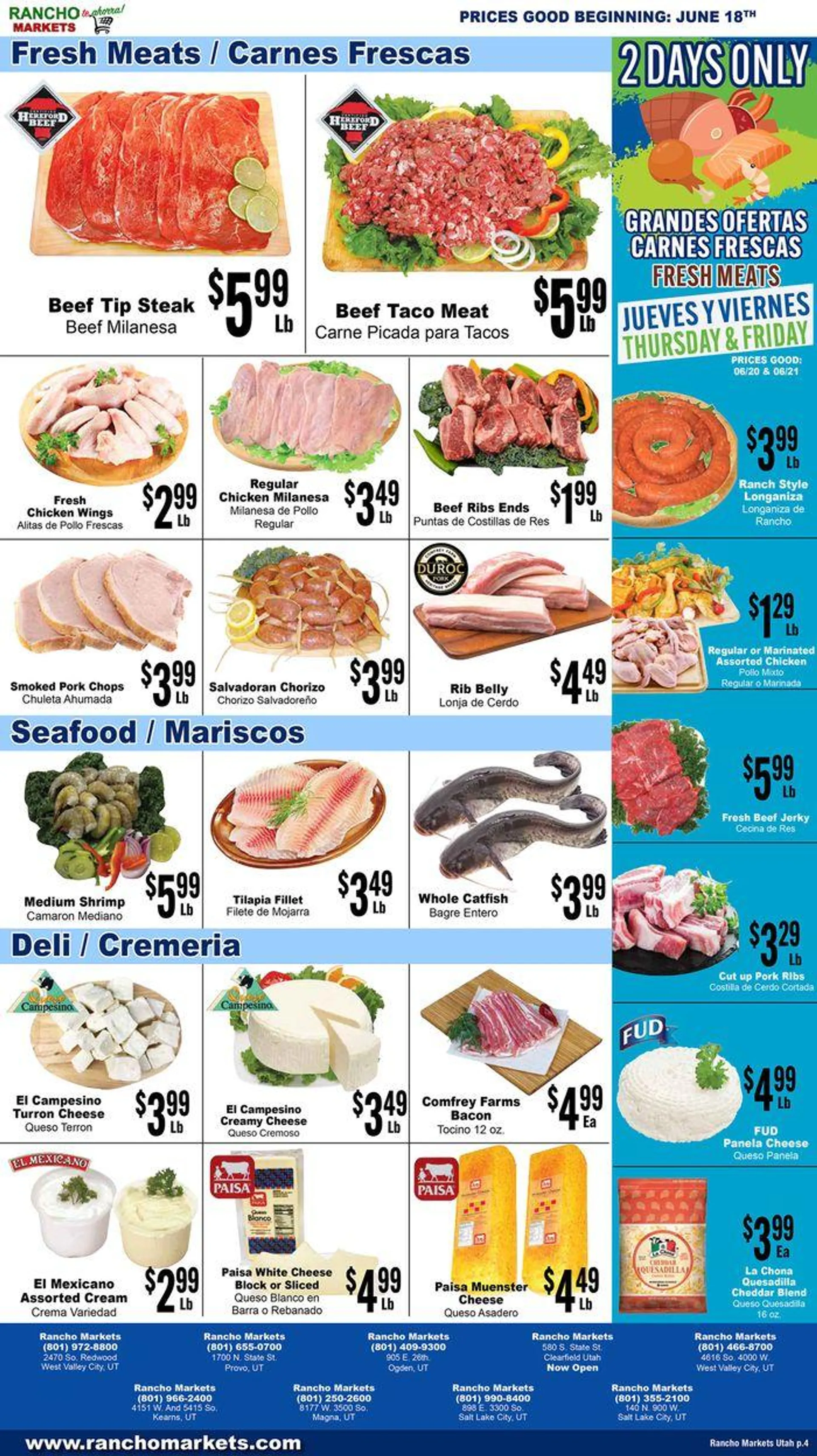 Weekly ad Rancho Markets Heladita from June 18 to June 24 2024 - Page 4