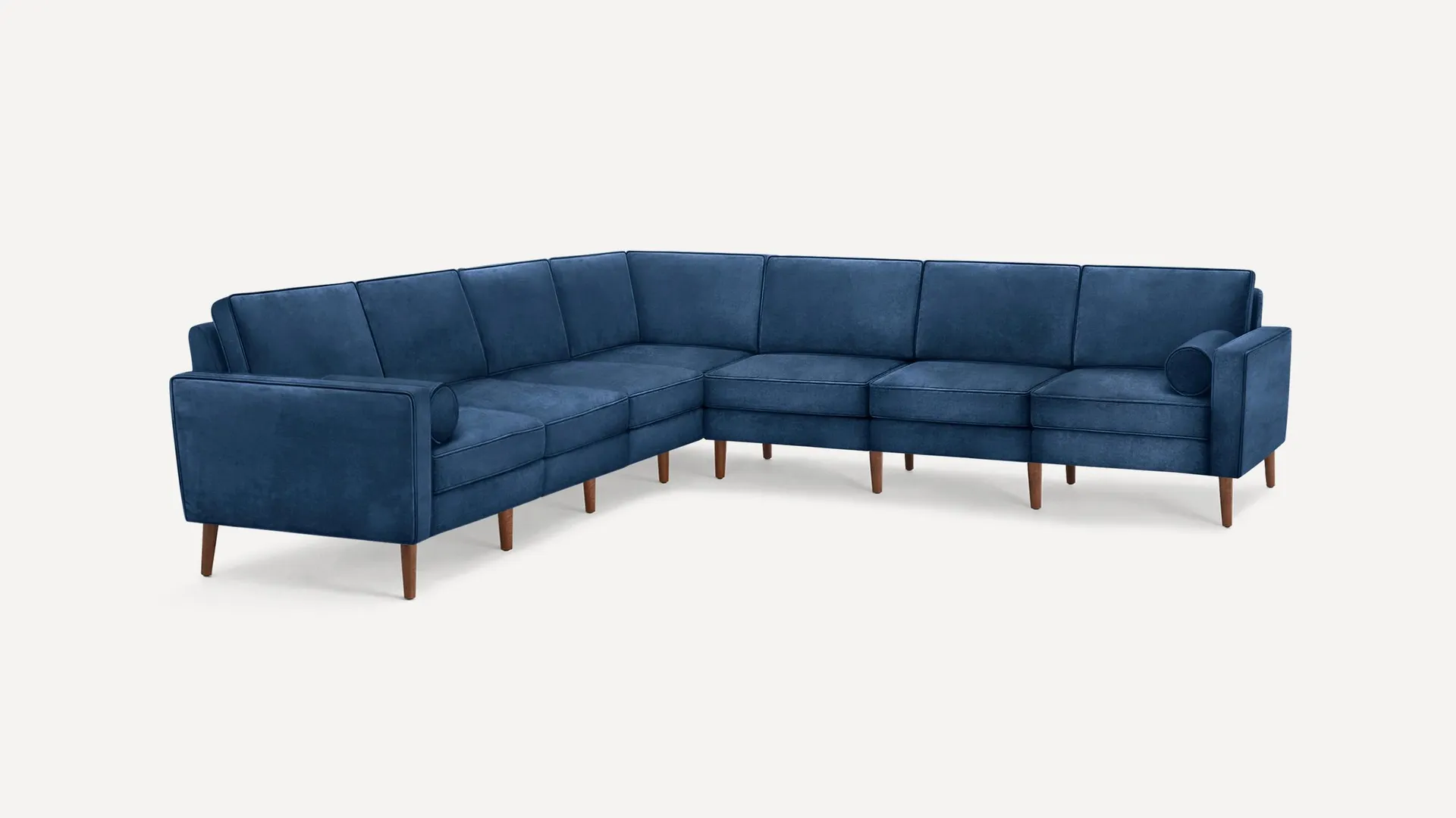 Nomad Velvet 7-Seat Corner Sectional