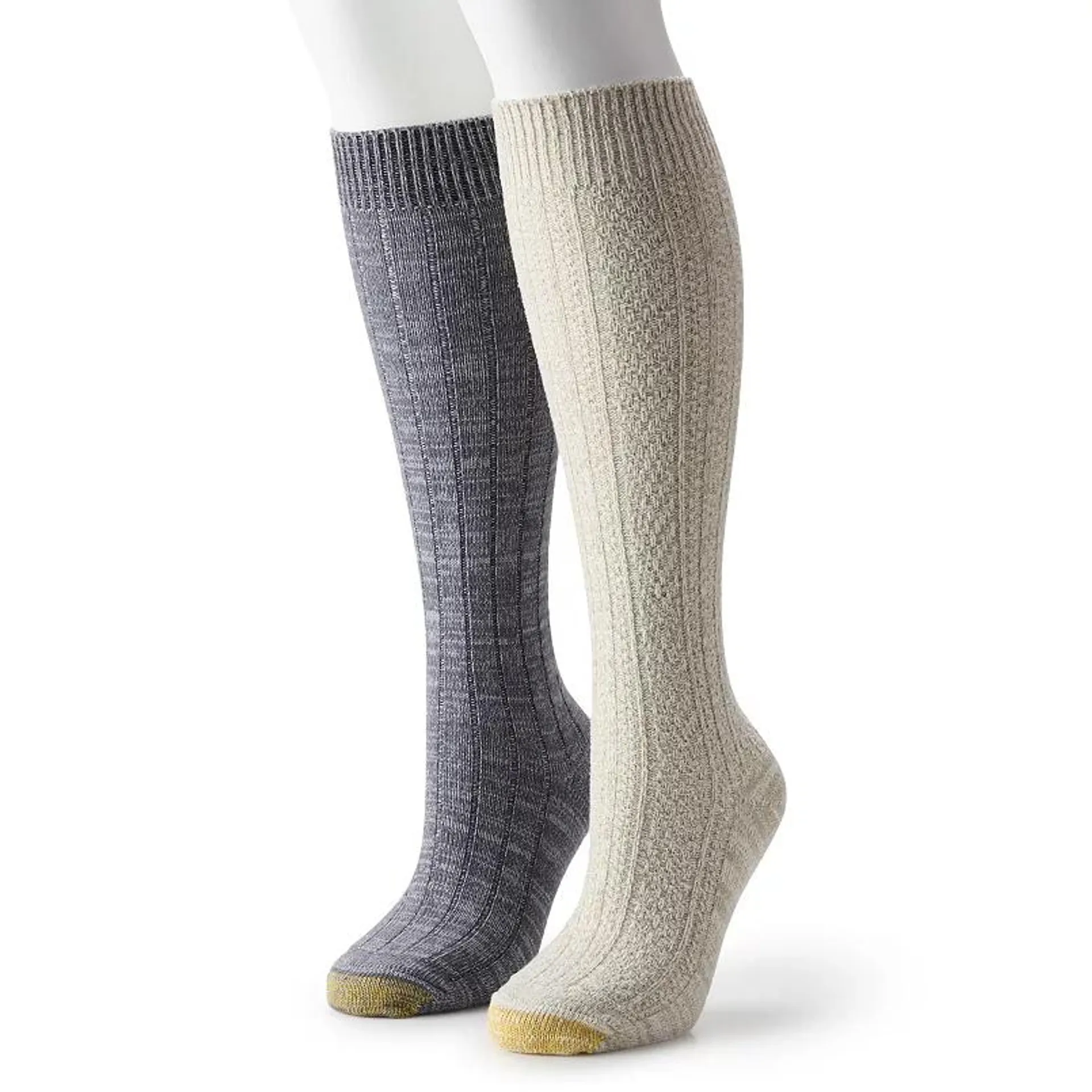 Women's GOLDTOE® 2-Pack Cable Knee-High Socks