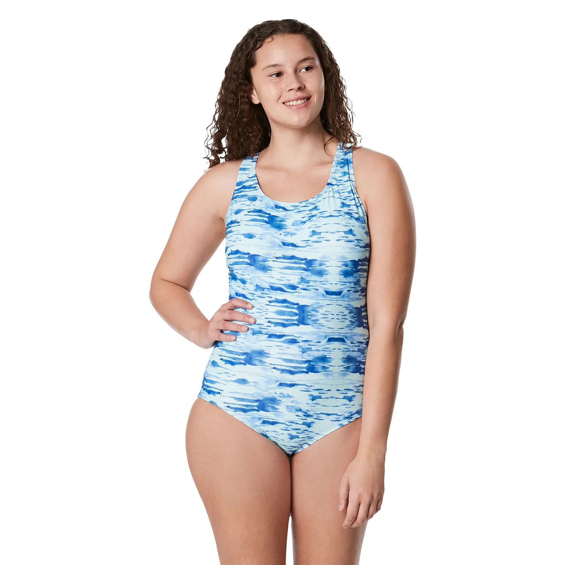 Speedo Women's Print Ultraback Swimsuit