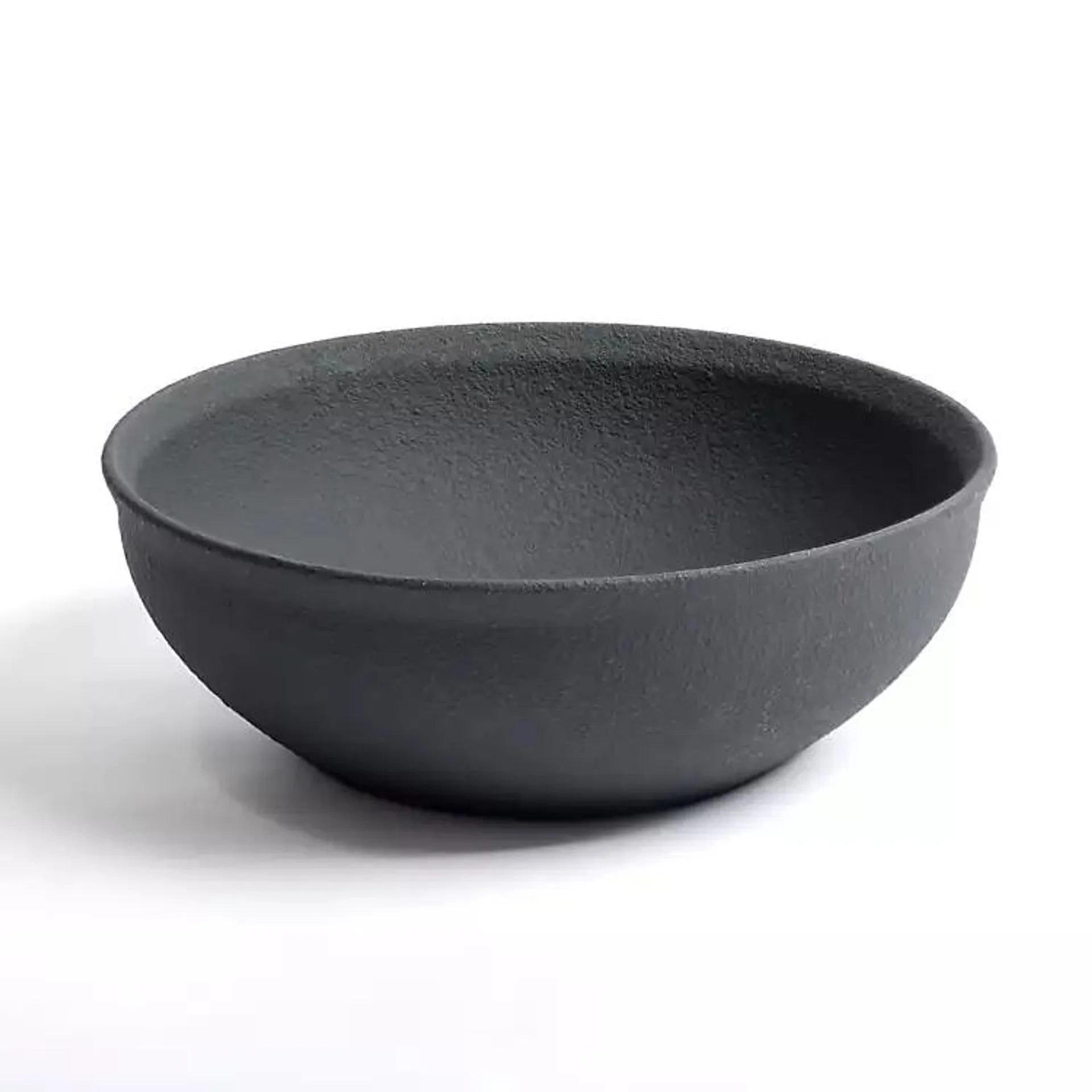 Matte Charcoal Ceramic Bowl