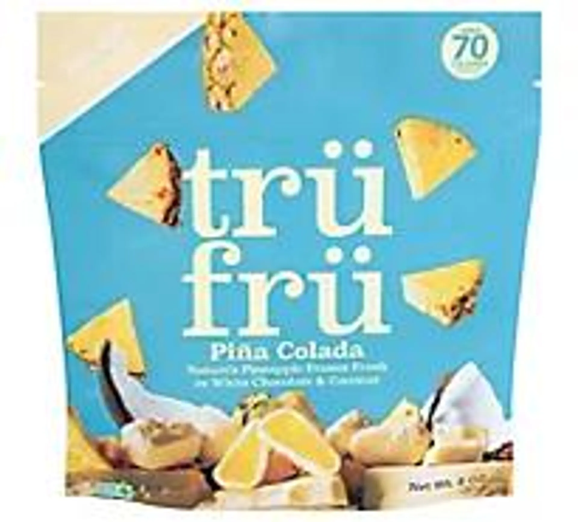 Tru Fru Pineapple White Chocolate & Coconut - 8 Oz