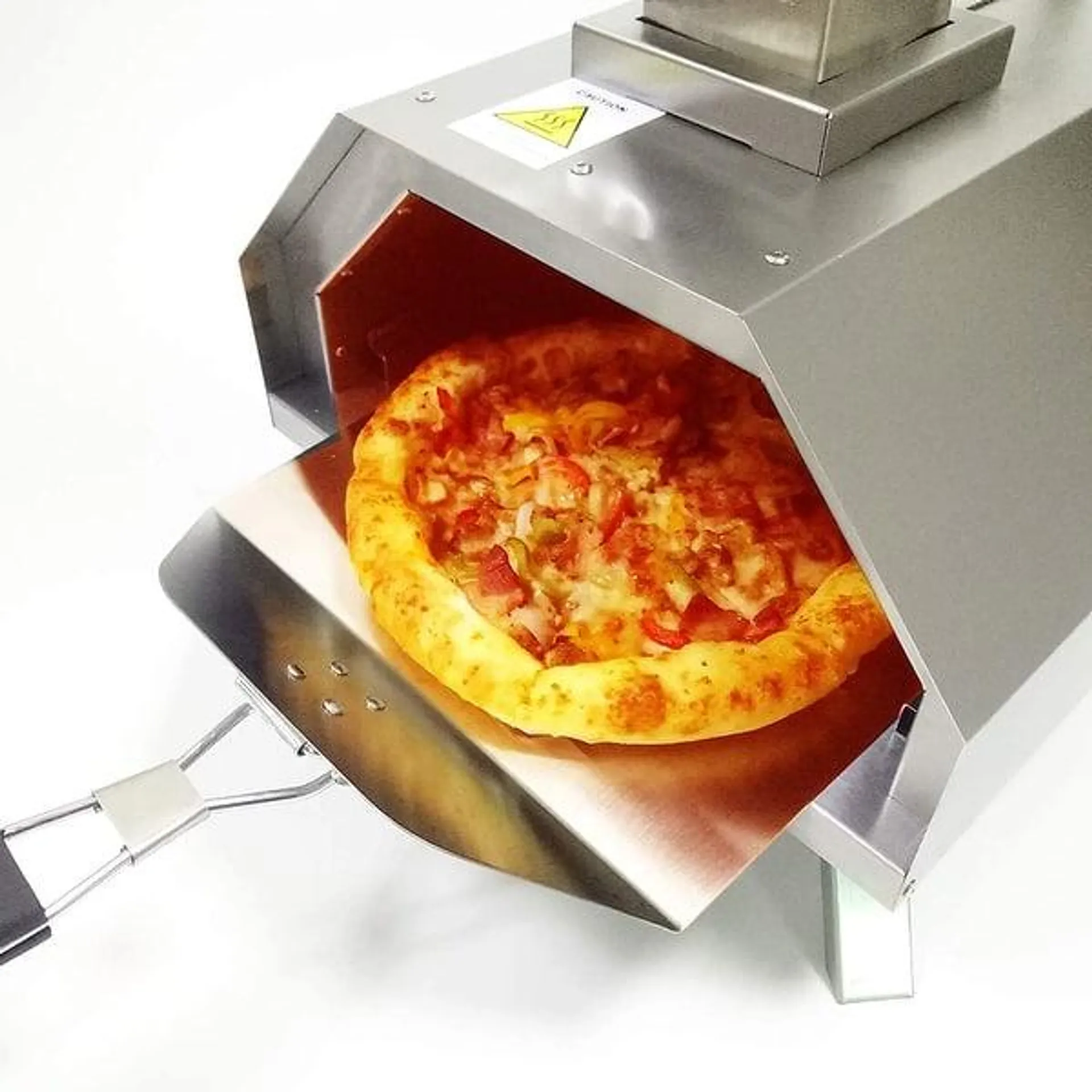 Stainless steel pizza oven