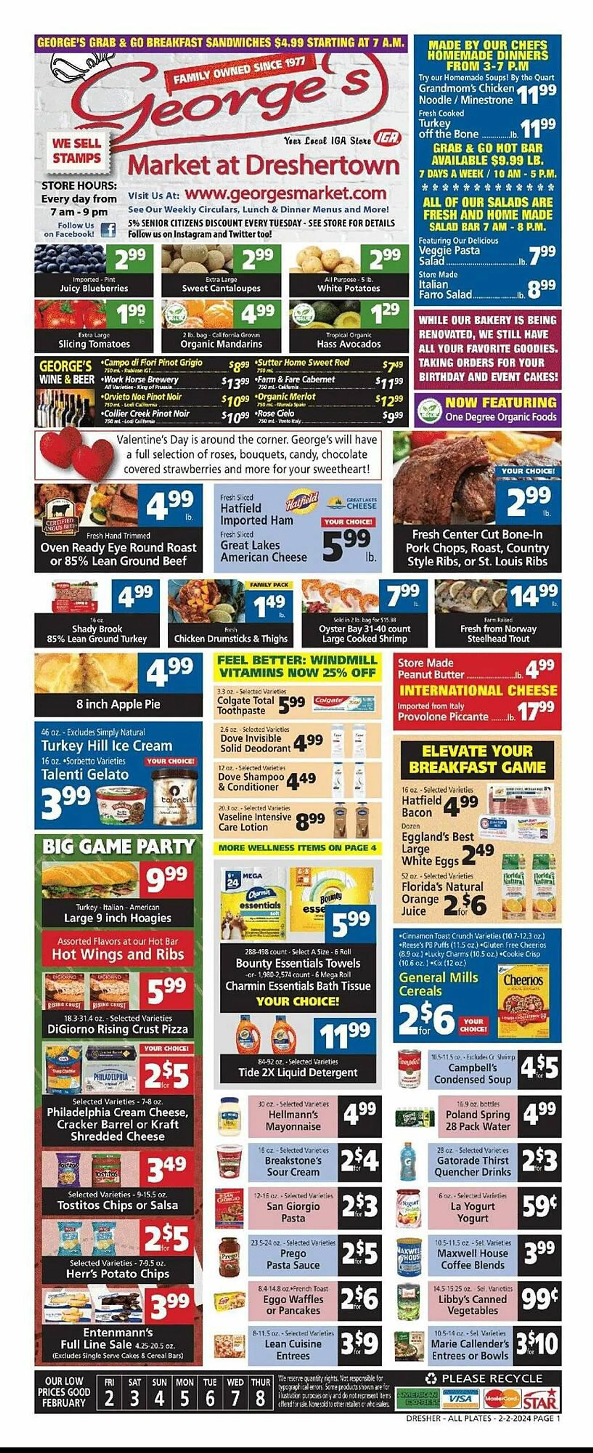 Weekly ad George's Market Weekly Ad from February 2 to February 8 2024 - Page 