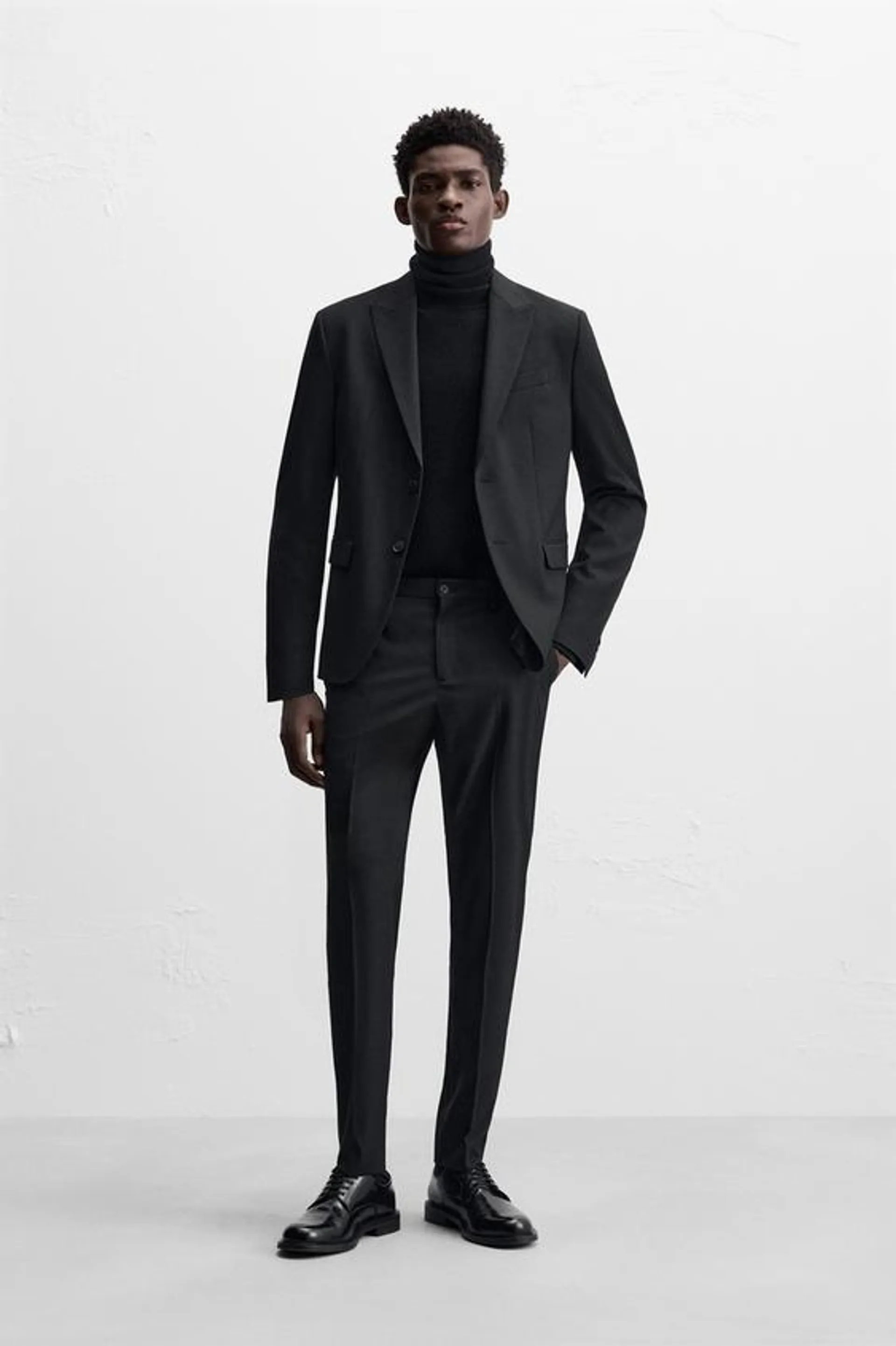 SLIM FIT SUIT PANTS