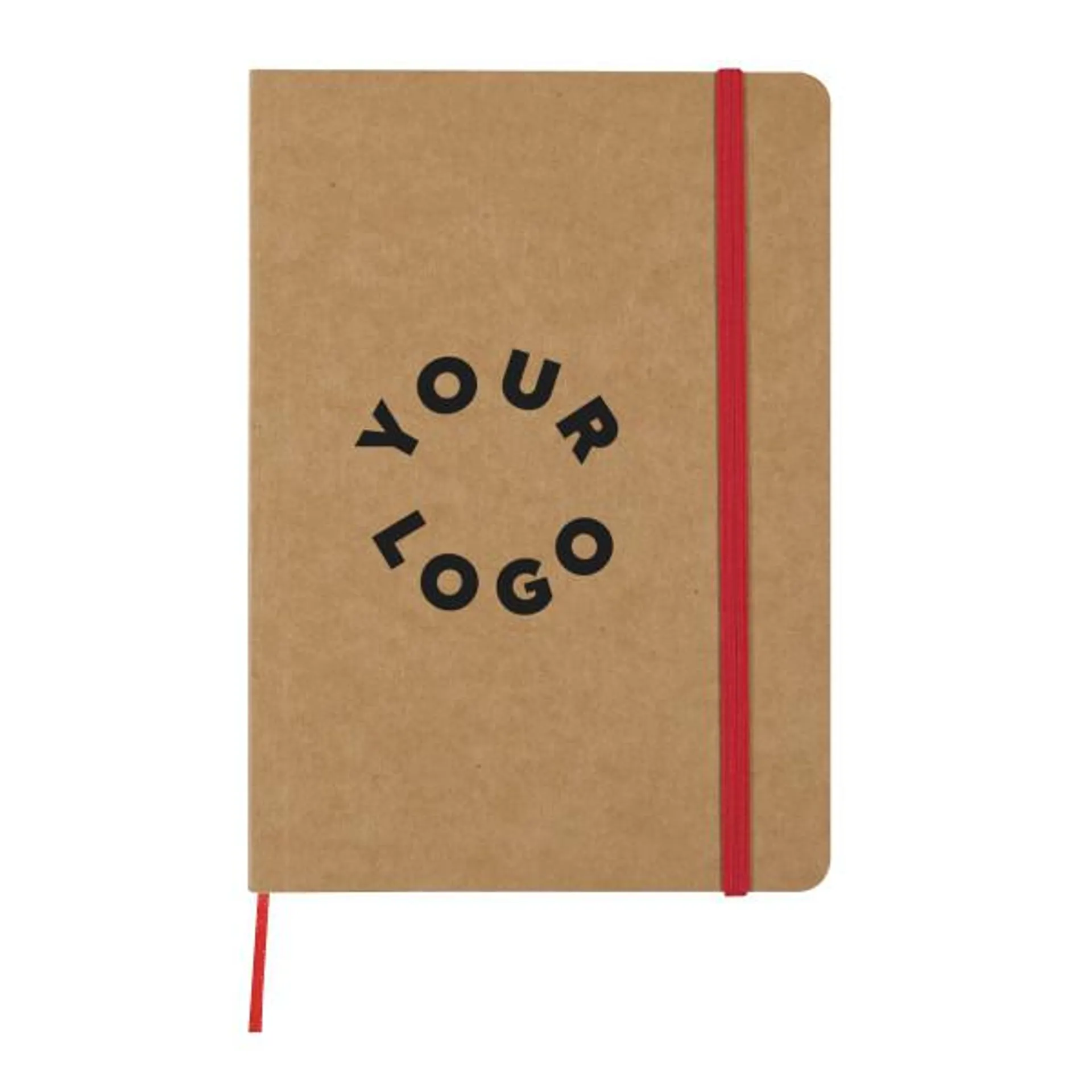 5" x 7" Eco-Inspired Strap Notebook – 24 Hour Production quick-ship 24 Hour Production