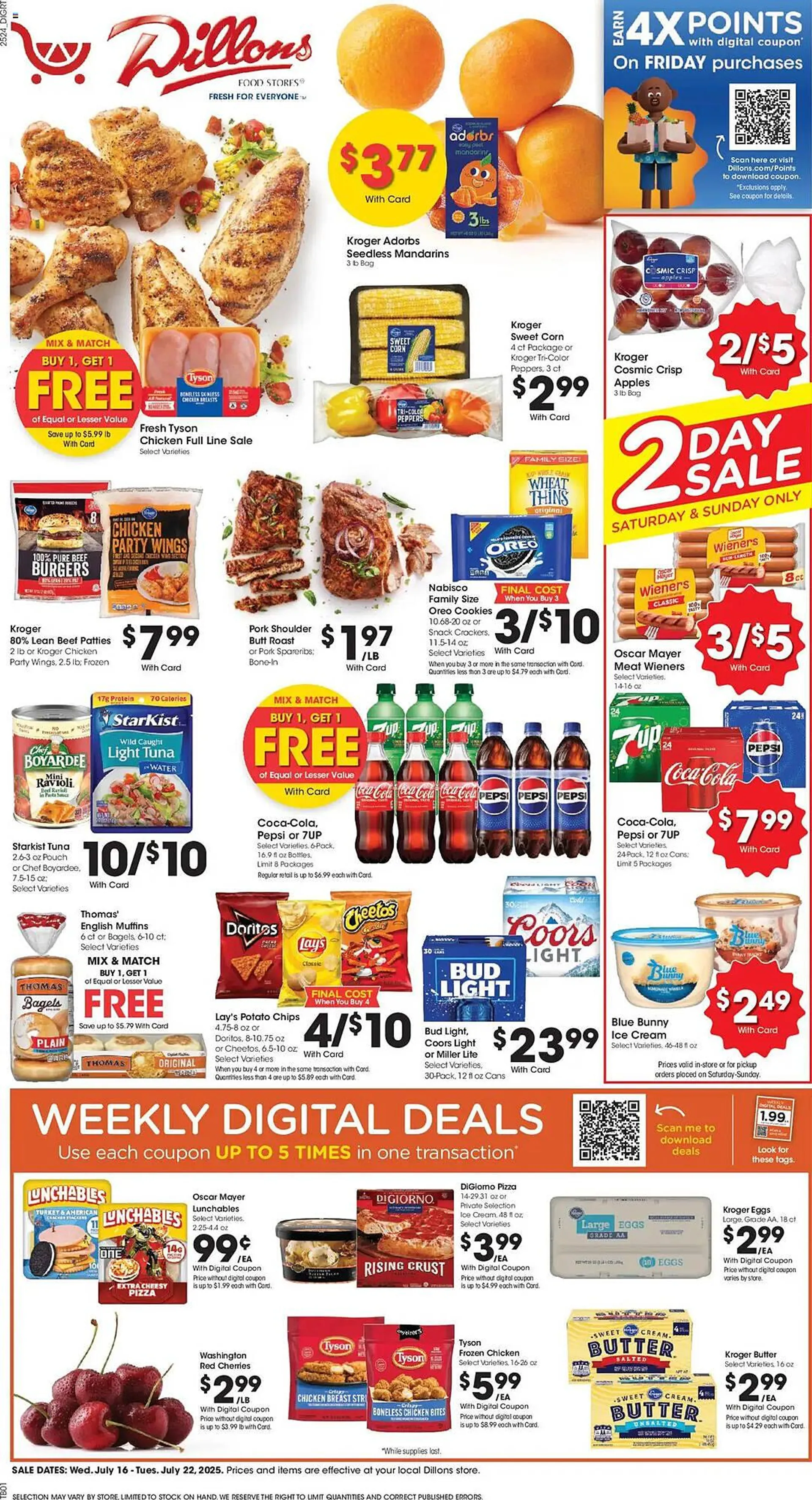 Weekly ad Dillons Weekly Ad from July 16 to July 22 2025 - Page 1