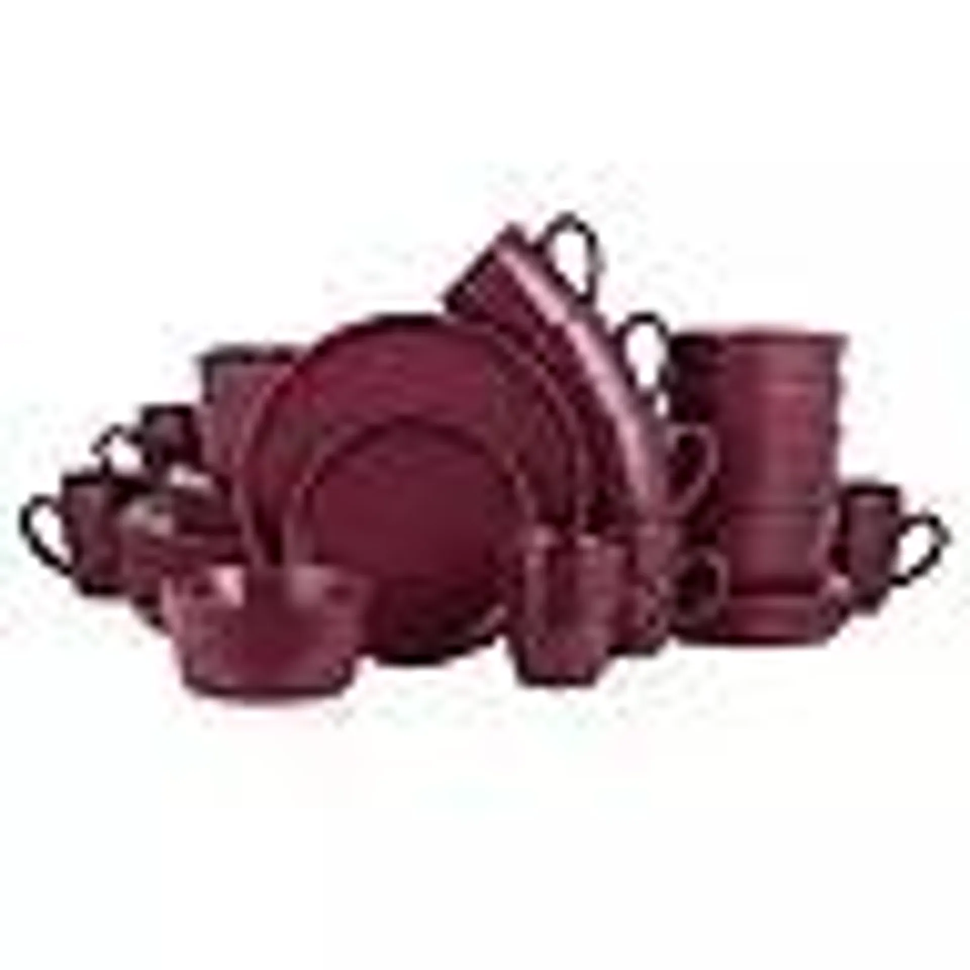 Stone Lain Michelle Stoneware 32-Piece Round Dinnerware Set, Choose Color