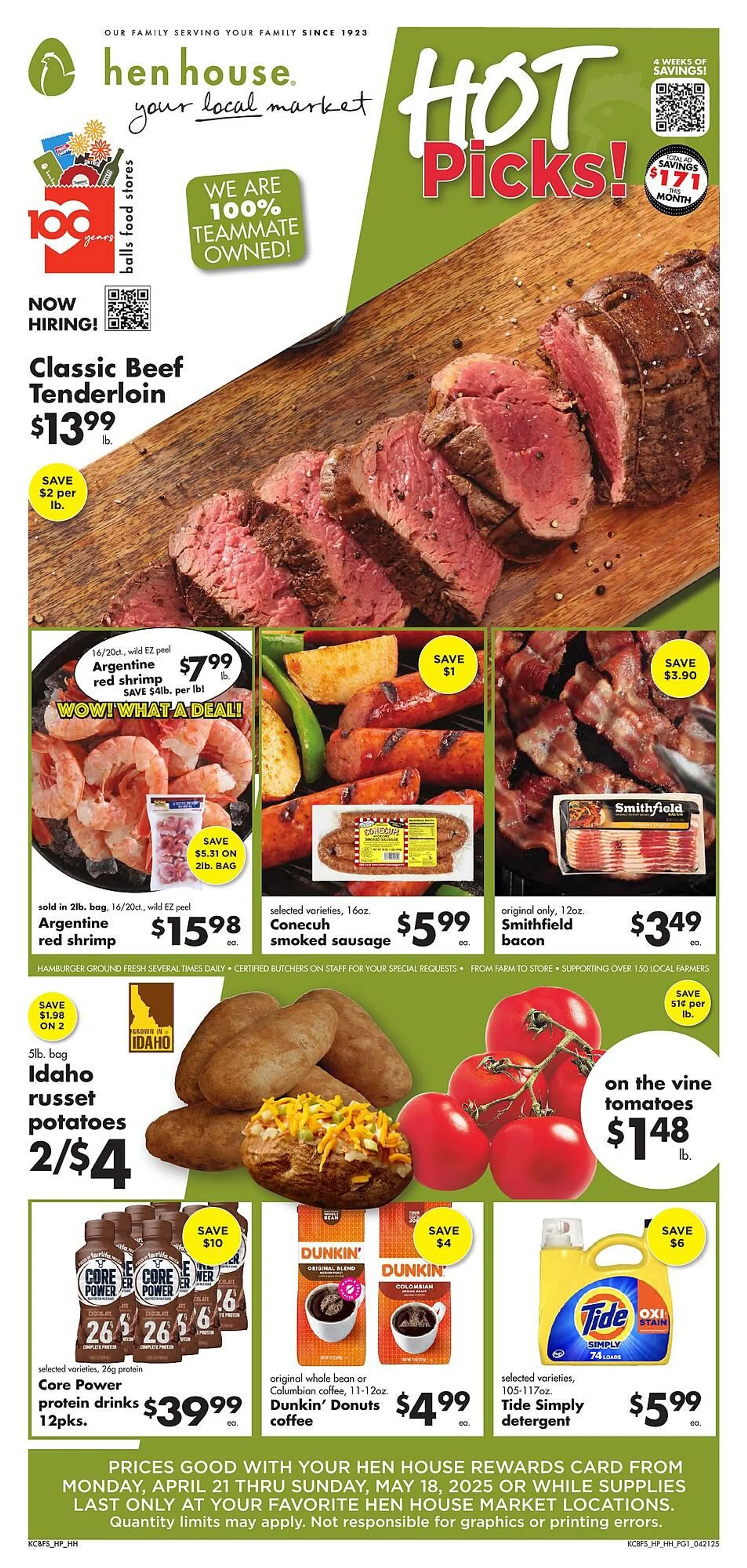 Hen House Weekly Ad - 1