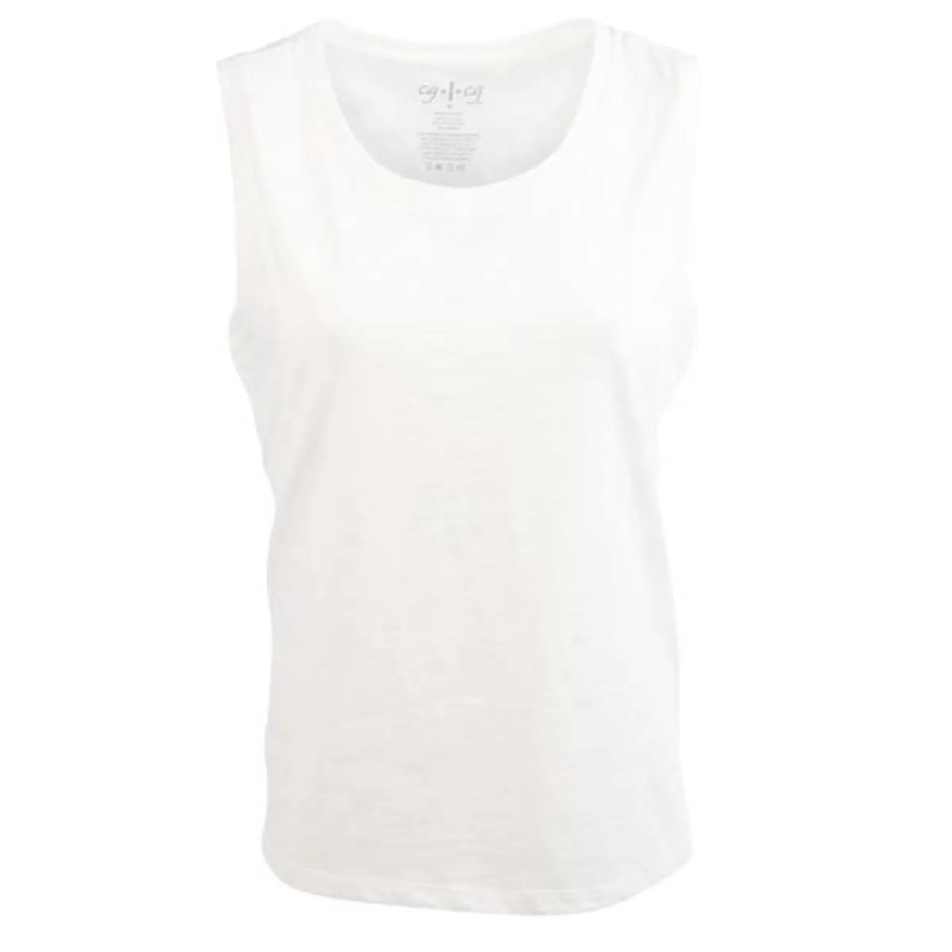 Women's Sleeveless Scoop Neck Slub Tank