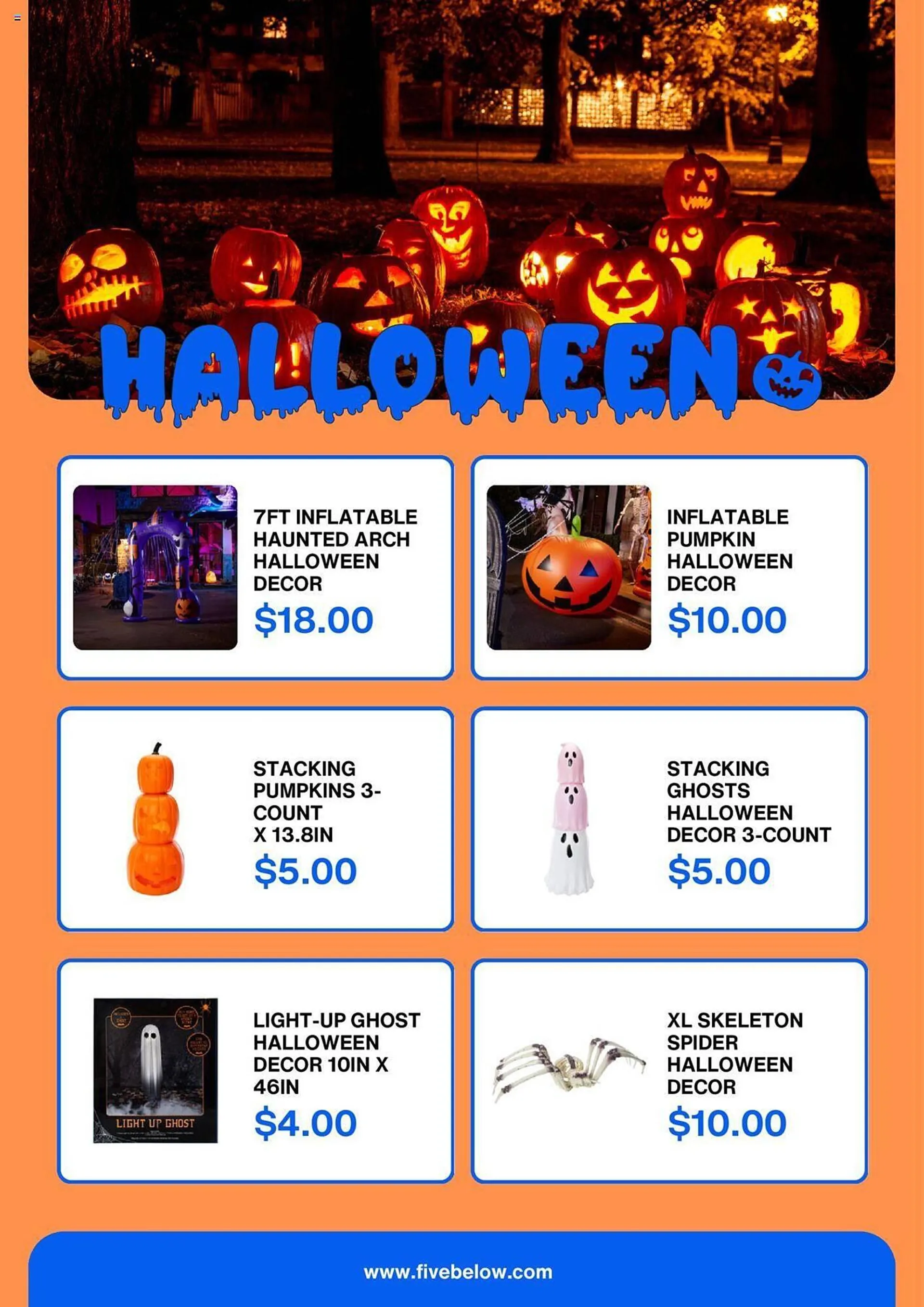 Weekly ad Five Below Weekly Ad from September 14 to October 14 2024 - Page 2