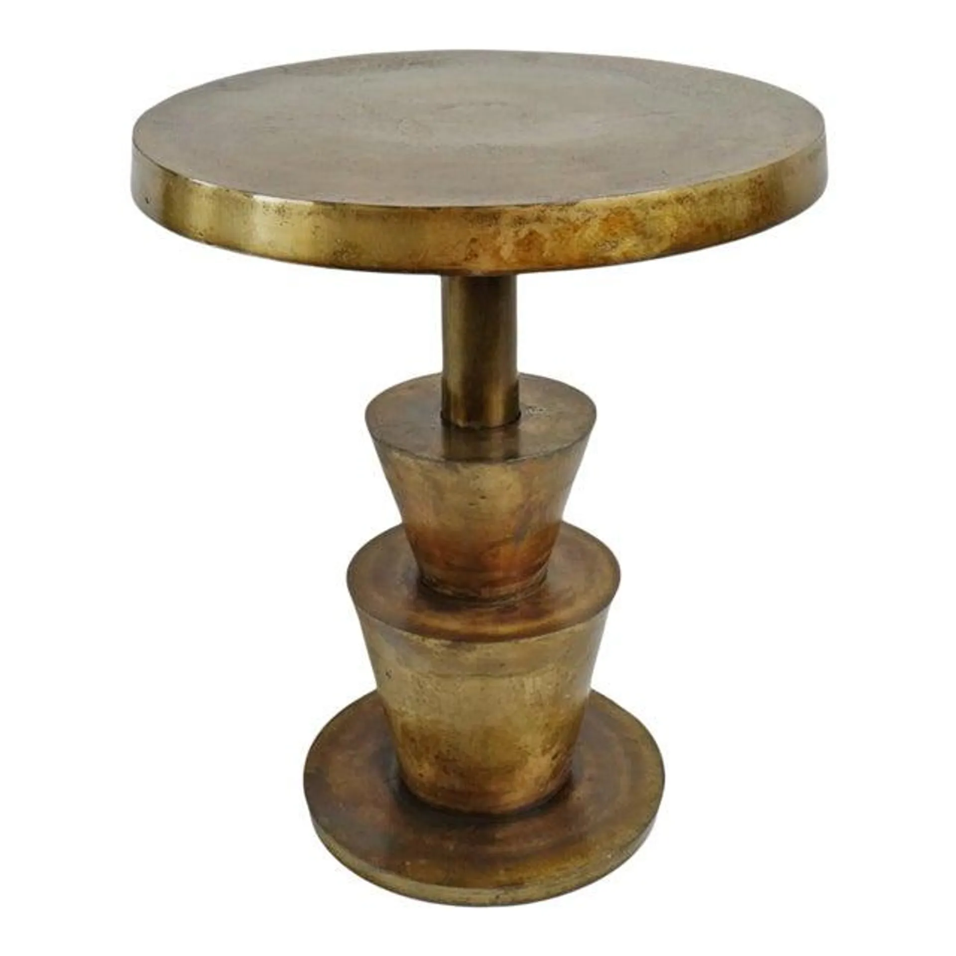 Brass Deco Modern Side Table