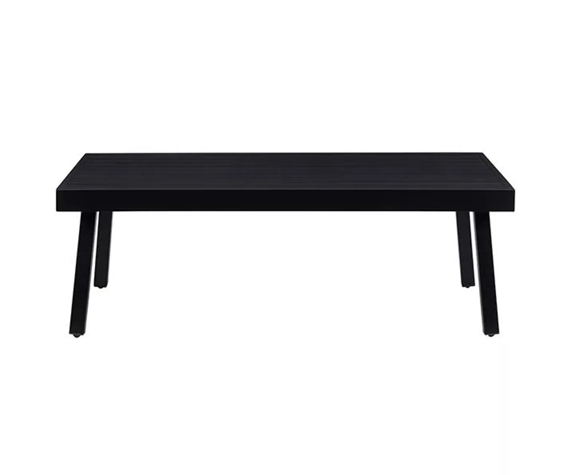 Marcy Black Metal Patio Coffee Table