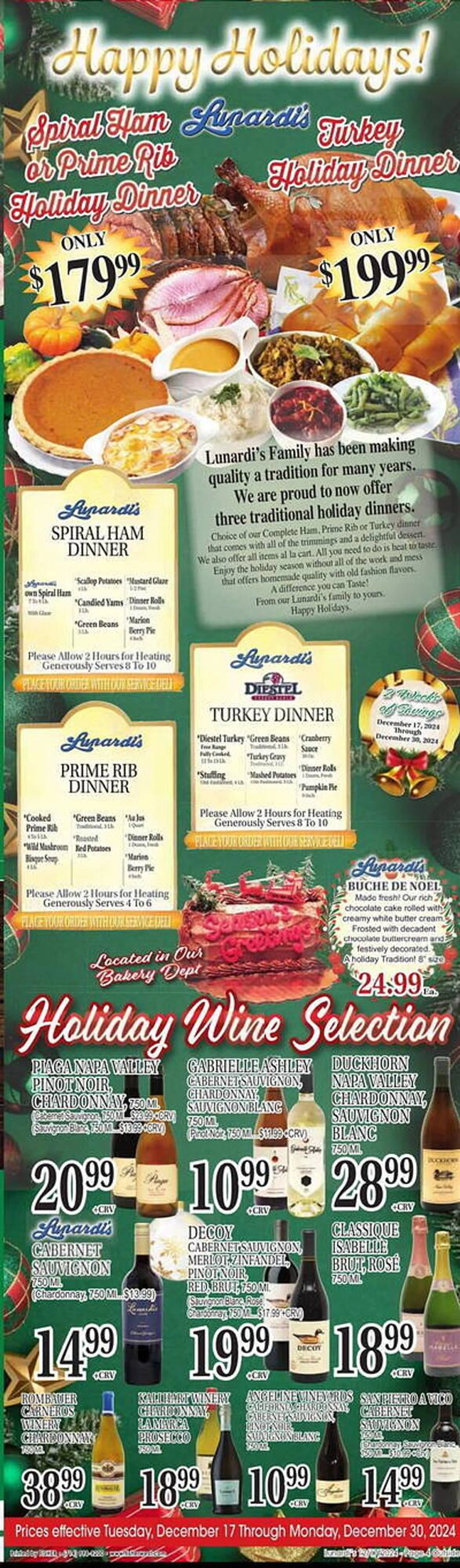 Weekly ad Lunardis Weekly Ad from December 17 to December 30 2024 - Page 4