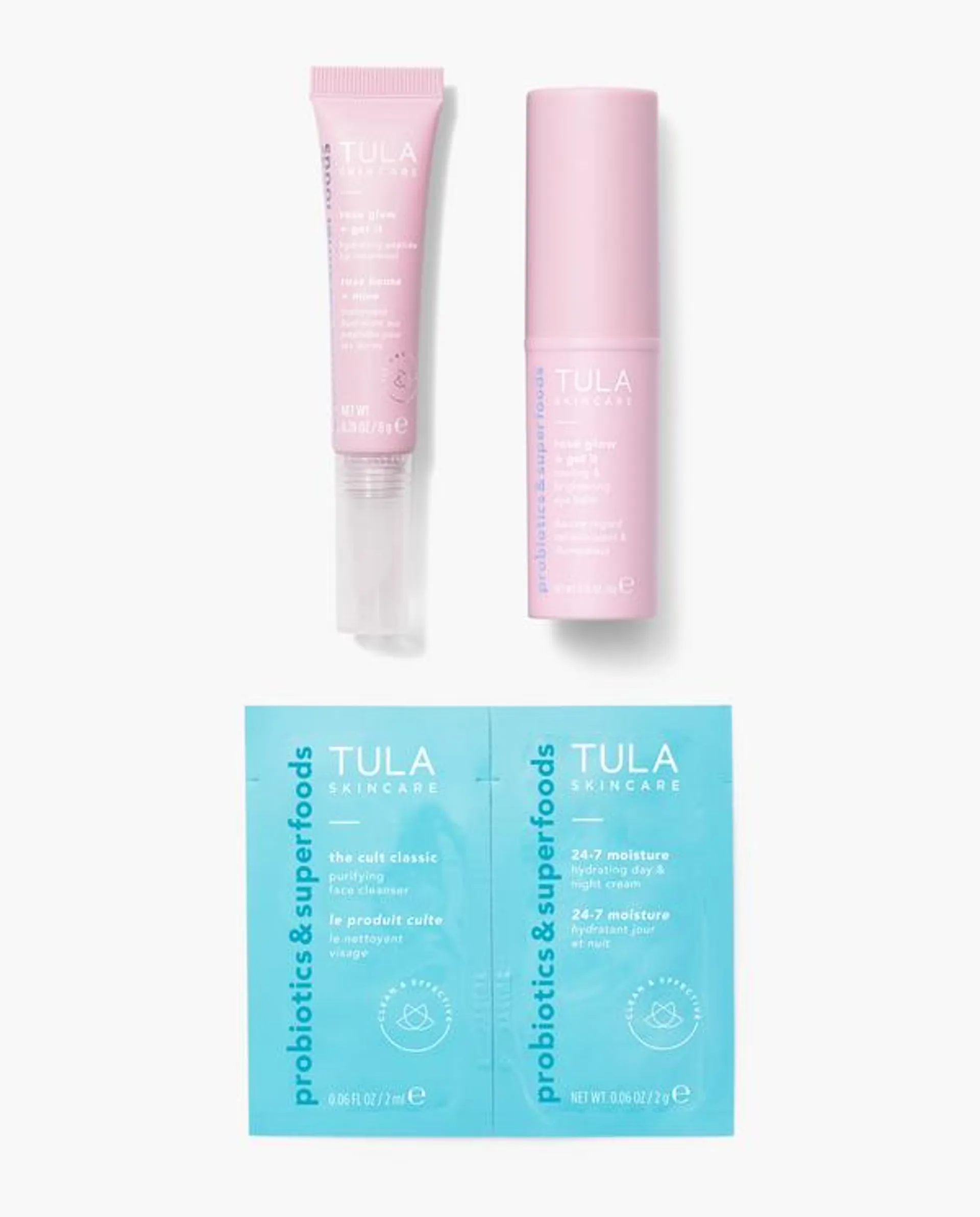 rose glow lip treatment & eye balm duo