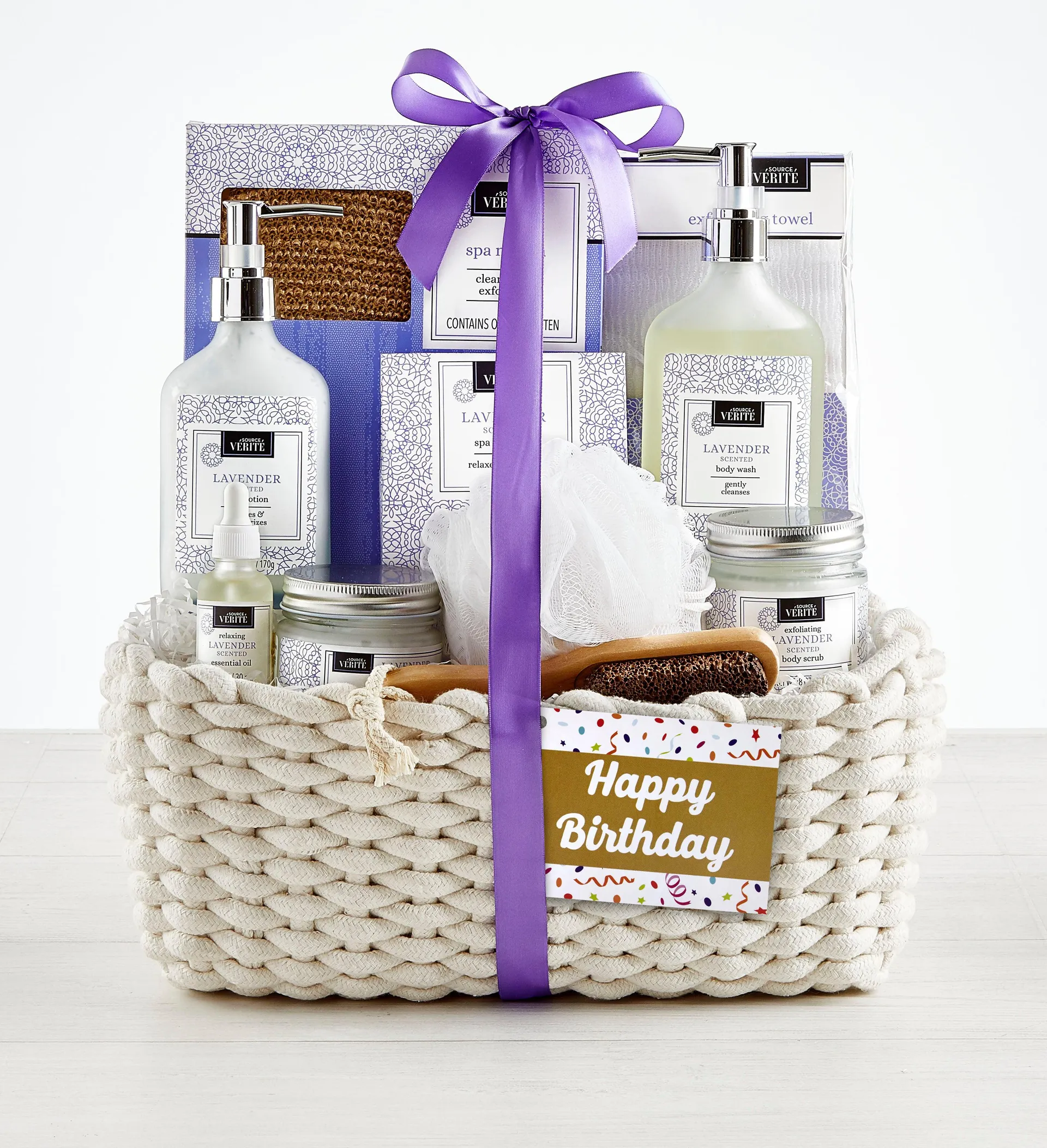 It’s Your Birthday! Denarii Lavender Spa Basket