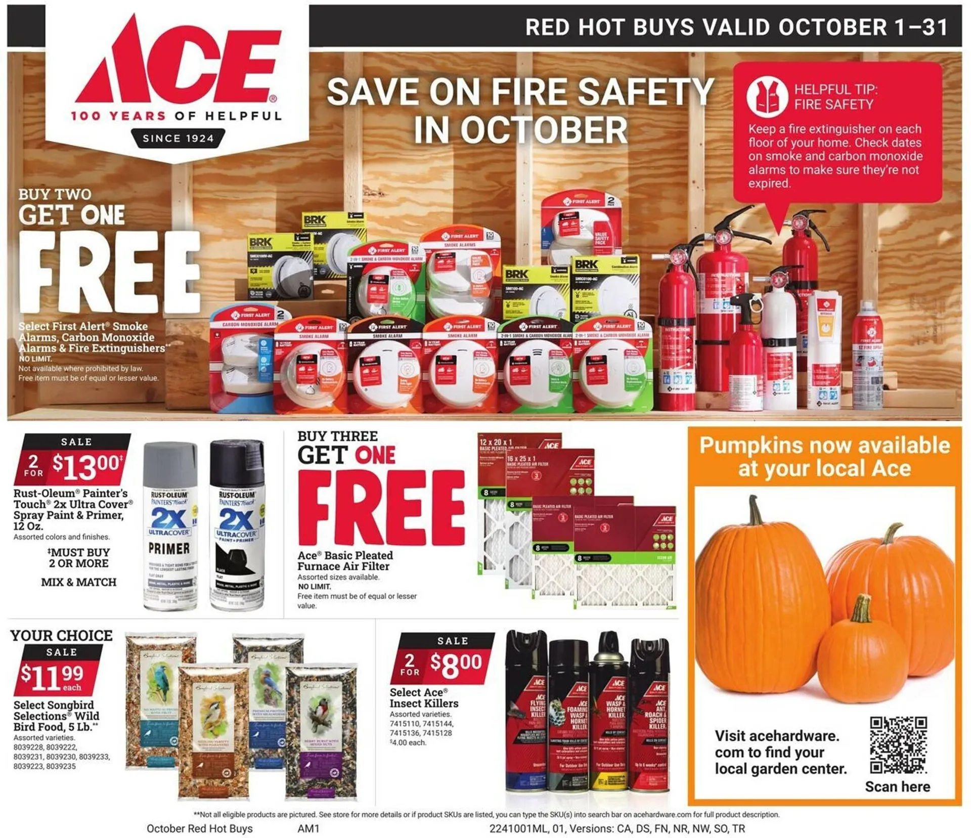 Weekly ad Ace Hardware Weekly Ad from October 1 to October 31 2024 - Page 1