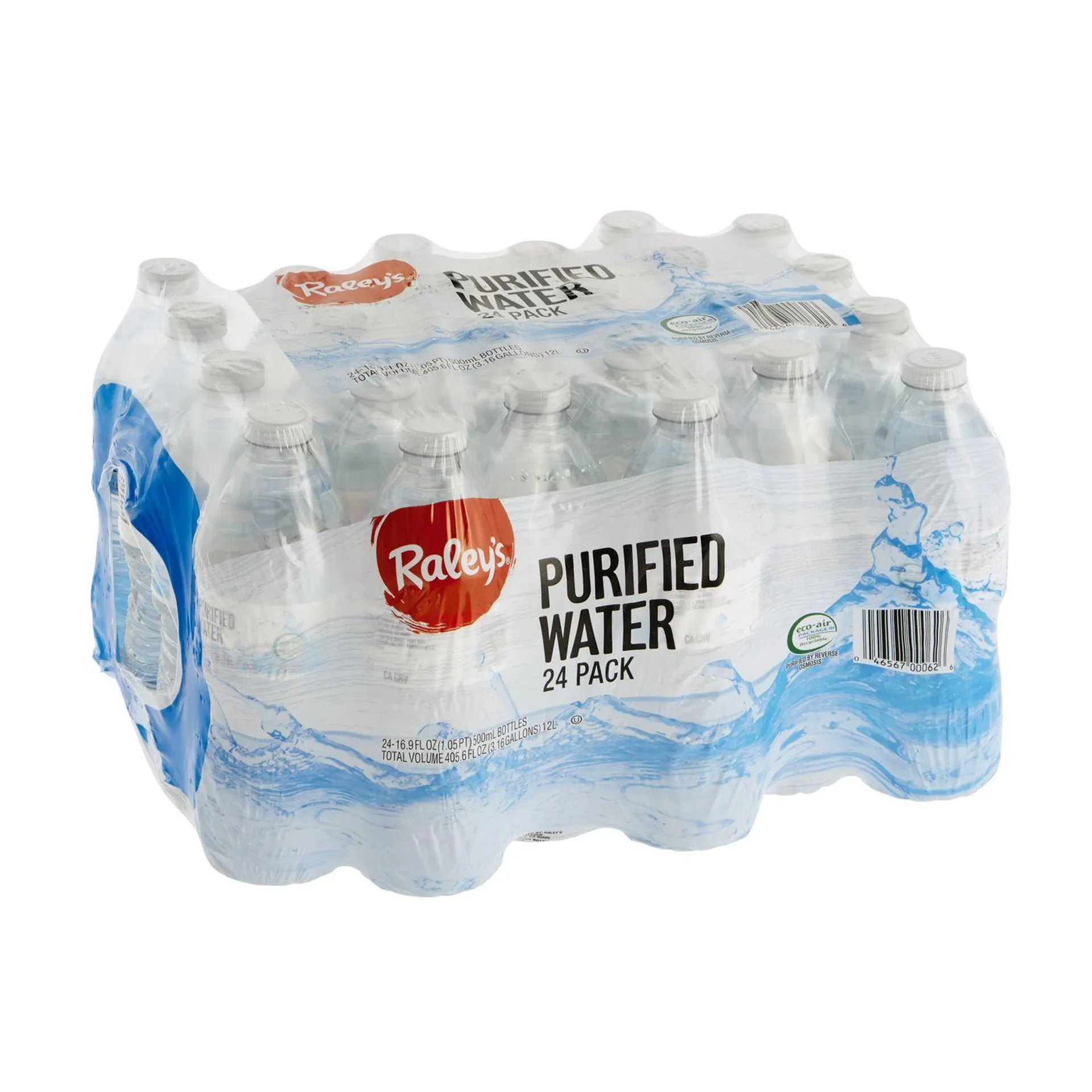 Raley's Purified Water, 24 Pack