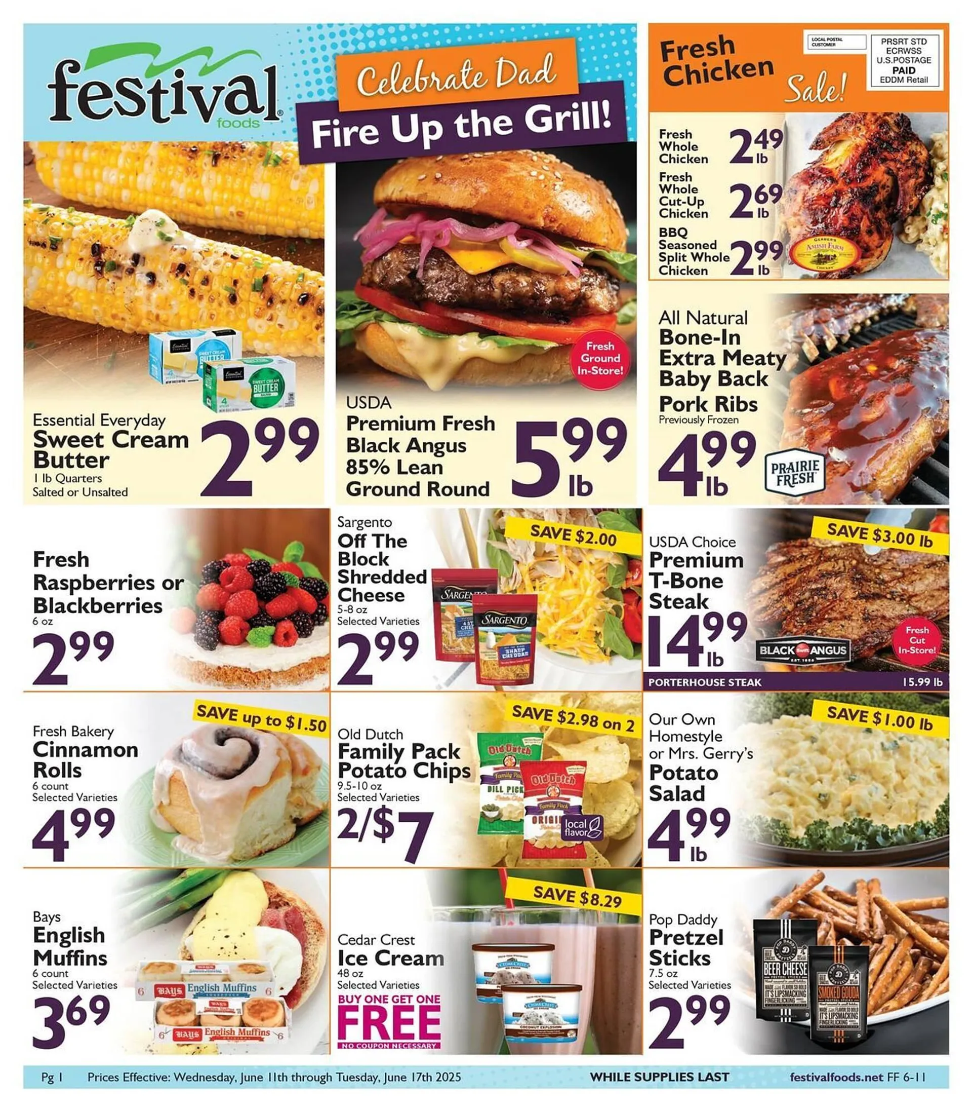 Weekly ad Festival Foods Weekly Ad from June 11 to June 17 2025 - Page 1