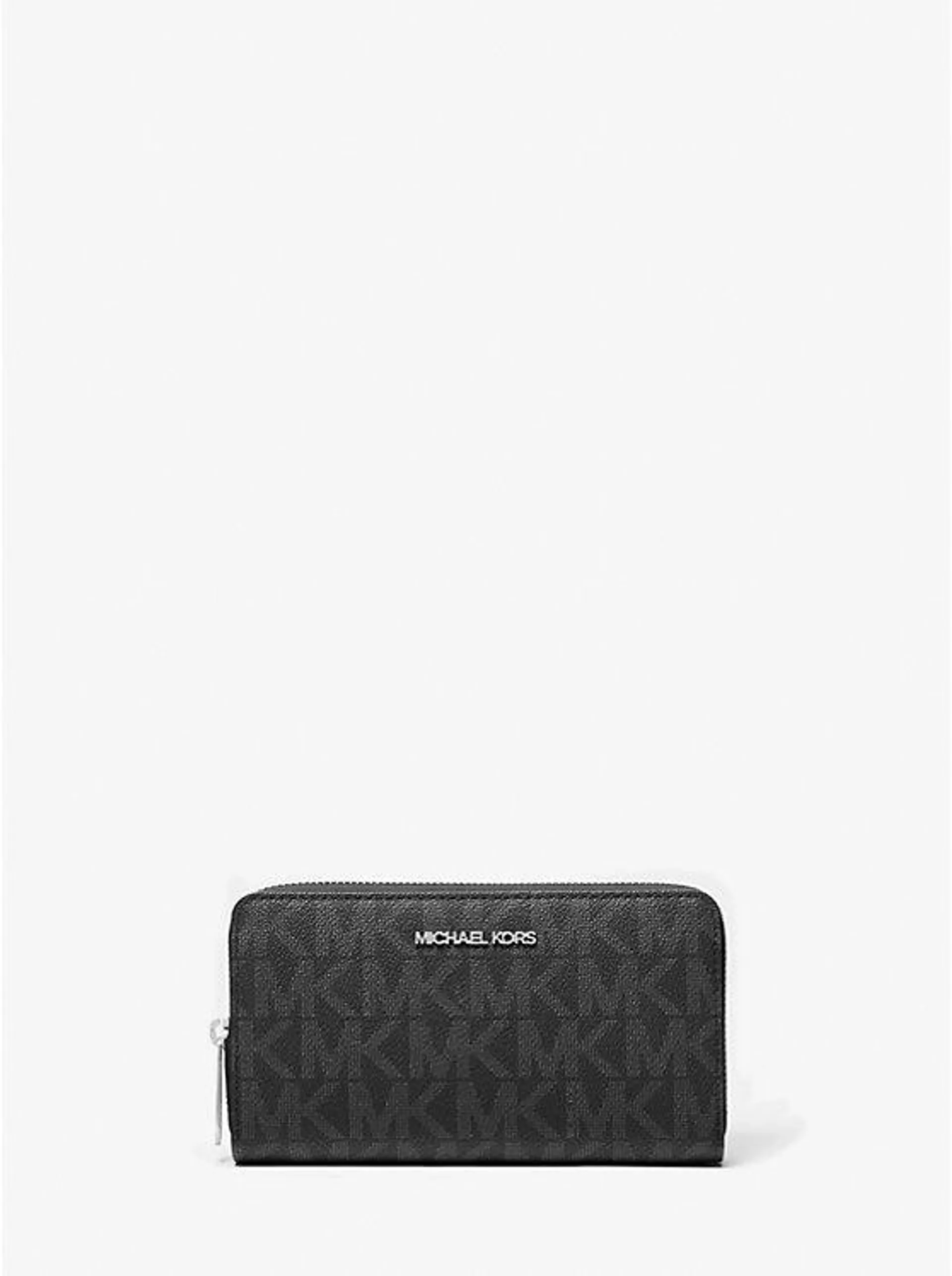 Jet Set Medium Signature Logo Wallet