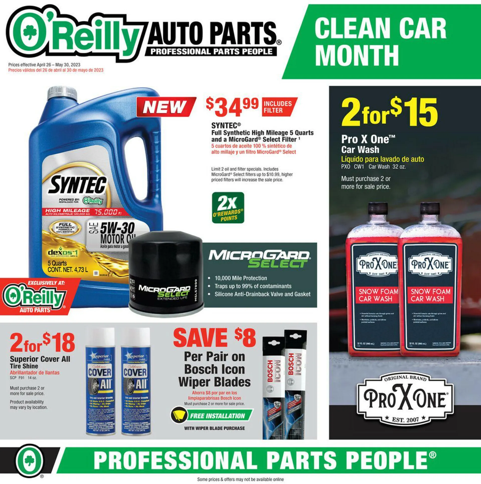 OReilly Auto Parts Current weekly ad - 1