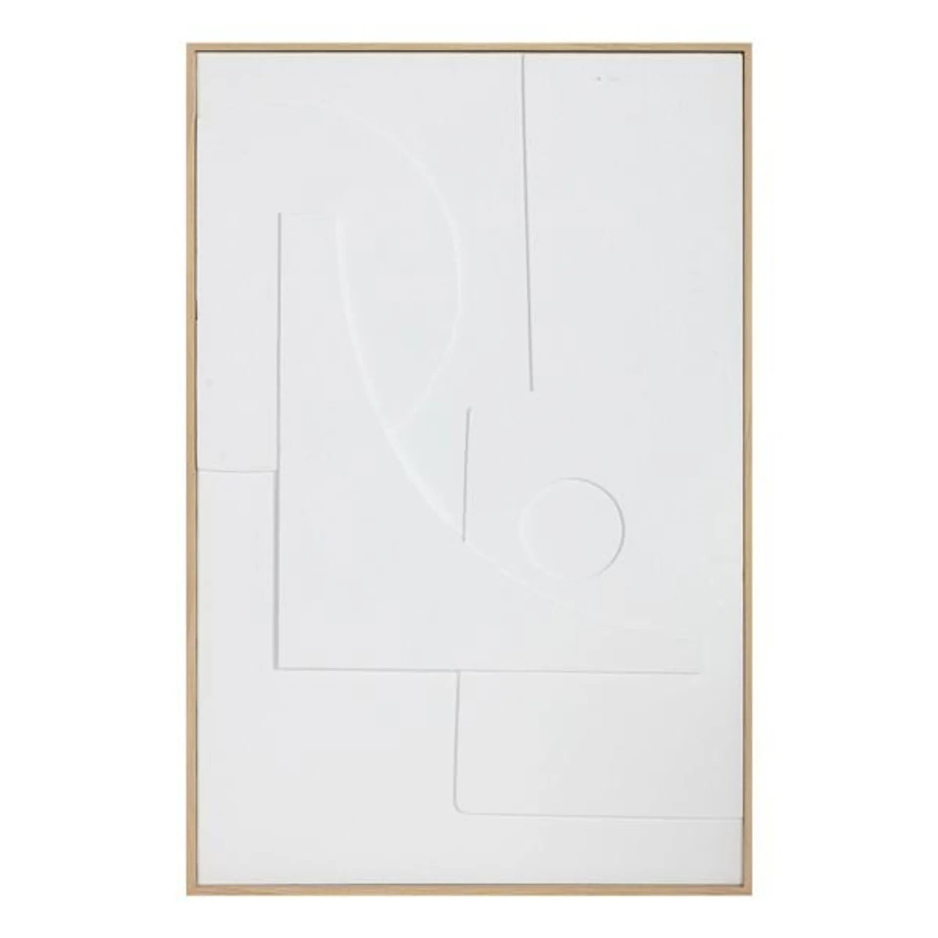 Crosby St. Framed Abstract Canvas Wall Art, 24x36