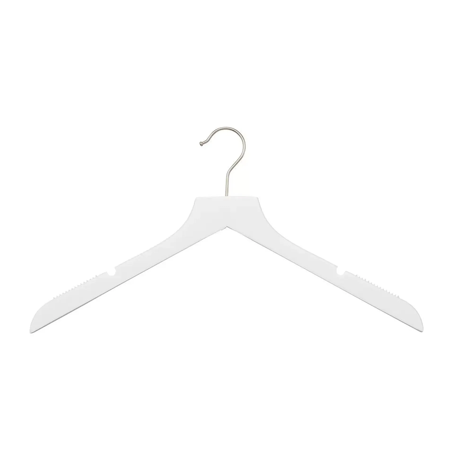 The Container Store Wooden Blouse Hanger White Pkg/6