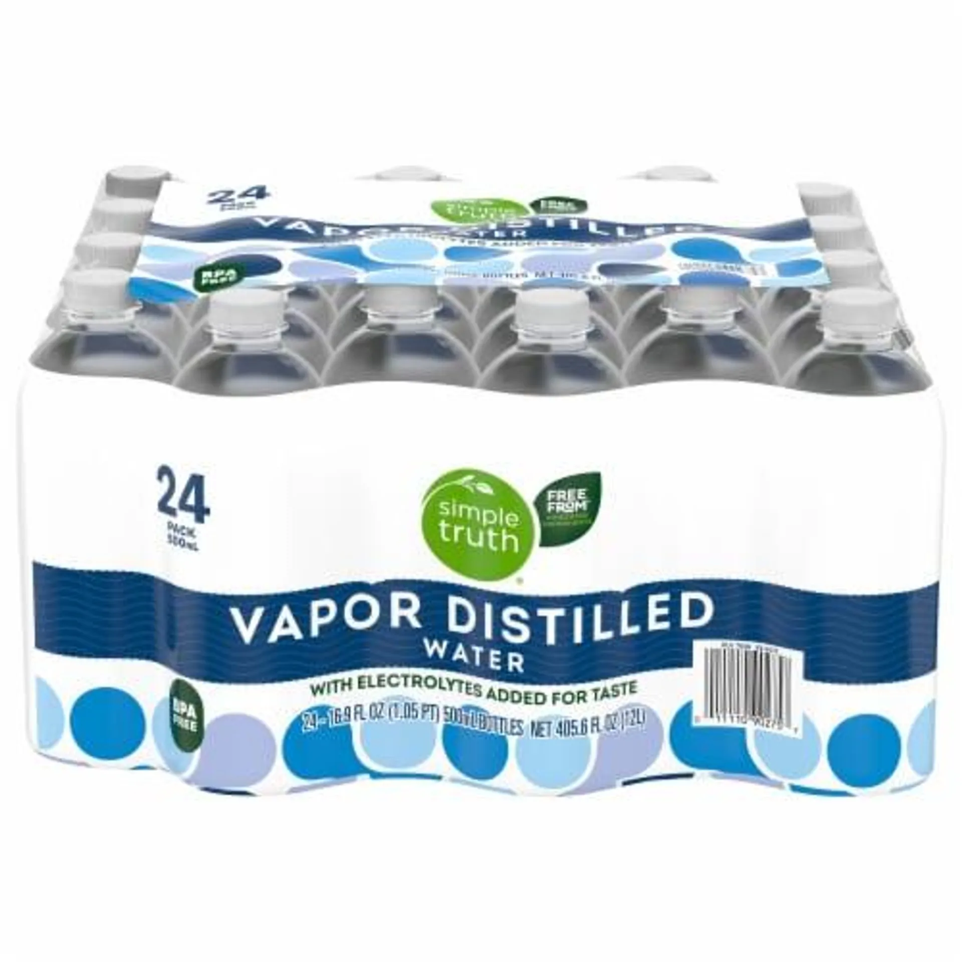 Simple Truth® Vapor Distilled Electrolyte Bottled Water