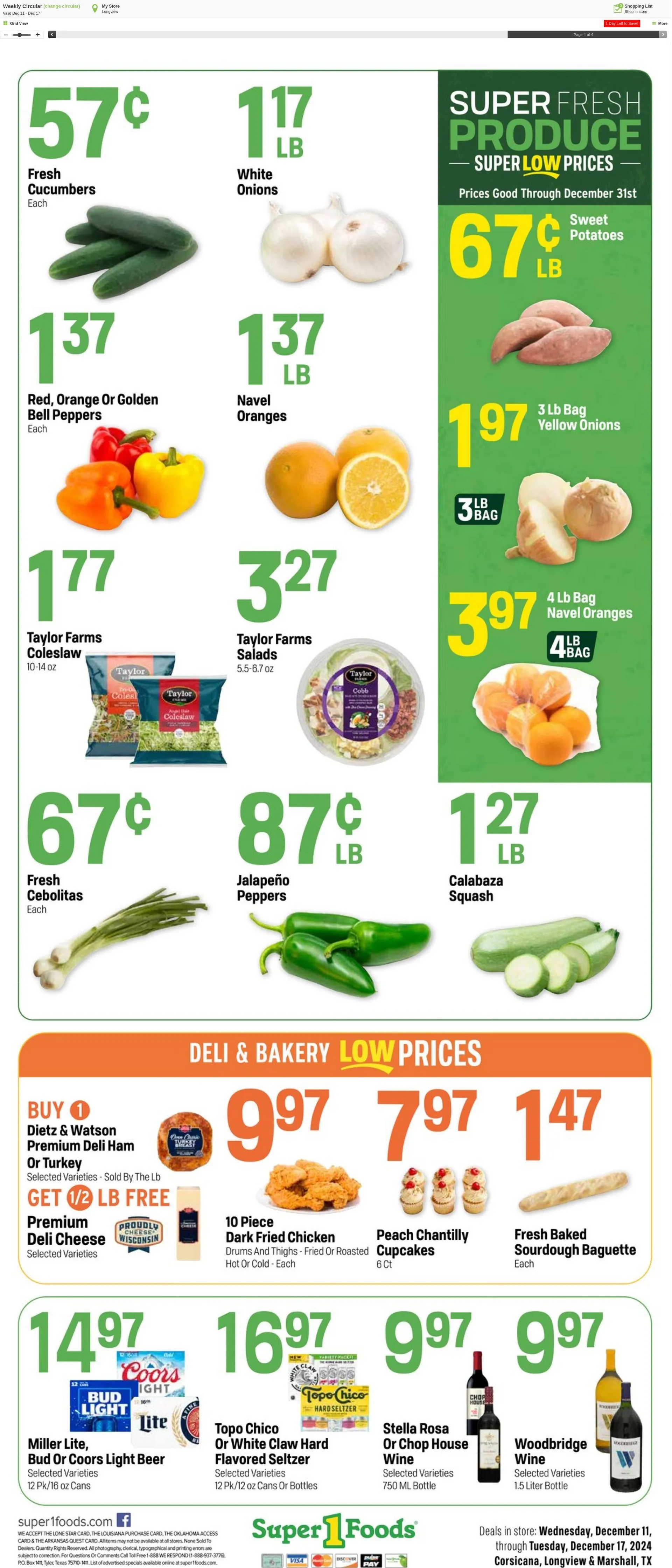 Weekly ad Super1Foods from December 18 to December 24 2024 - Page 4