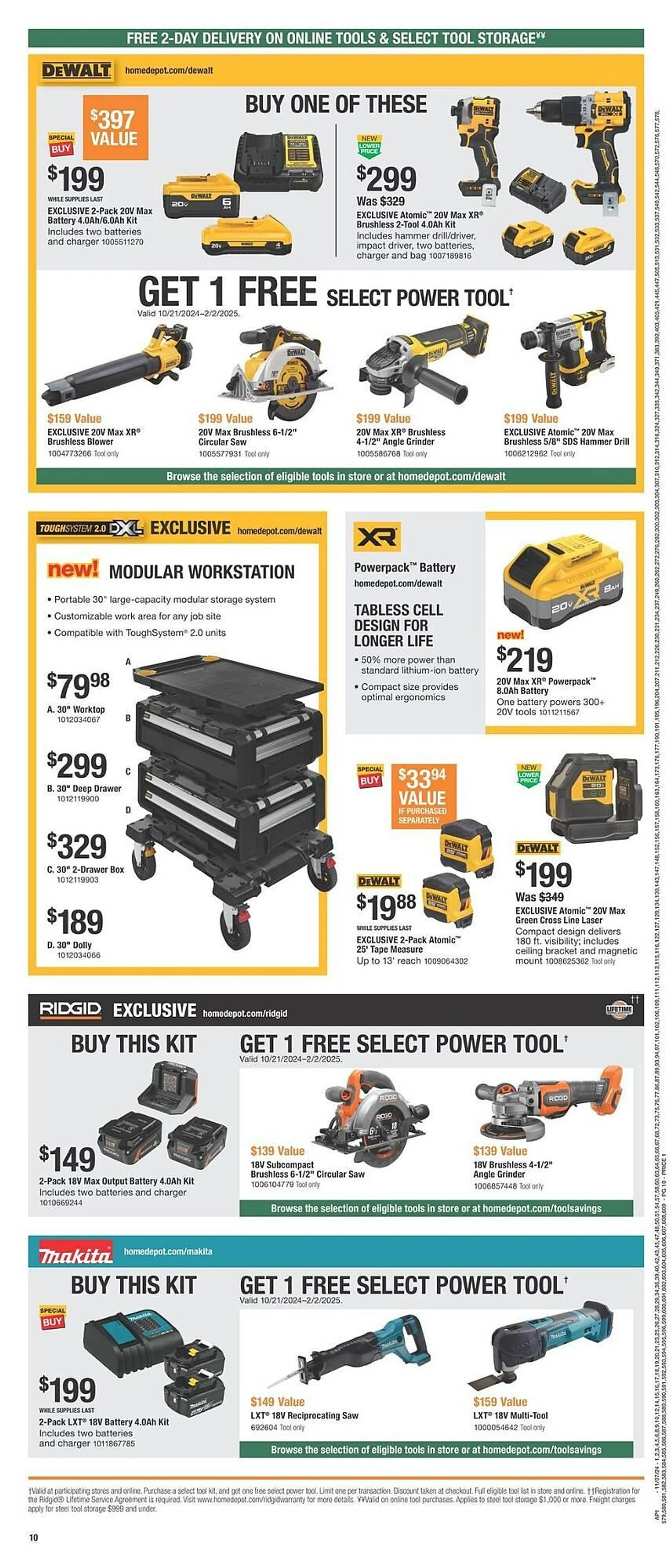 Weekly ad The Home Depot Weekly Ad from November 7 to November 27 2024 - Page 10