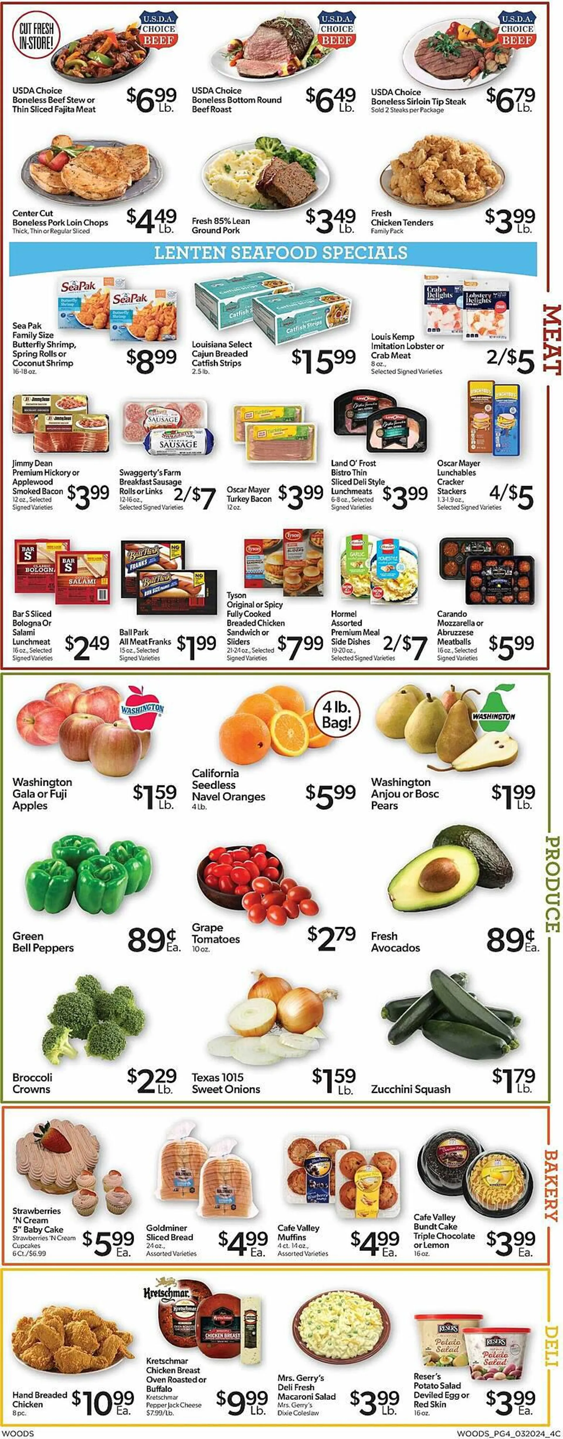 Weekly ad Woods Supermarket Weekly Ad from March 20 to March 26 2024 - Page 4
