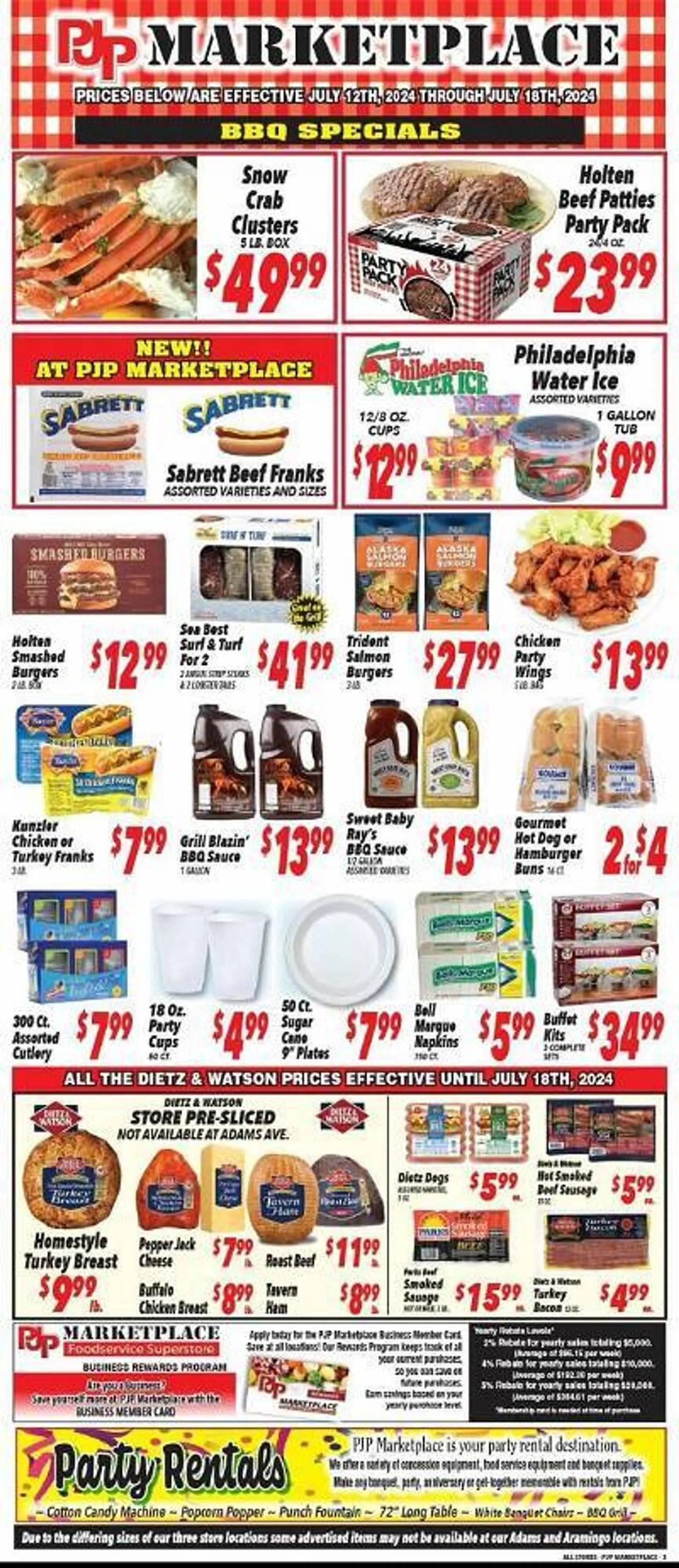 Weekly ad PJP Marketplace Weekly Ad from July 12 to July 18 2024 - Page 3