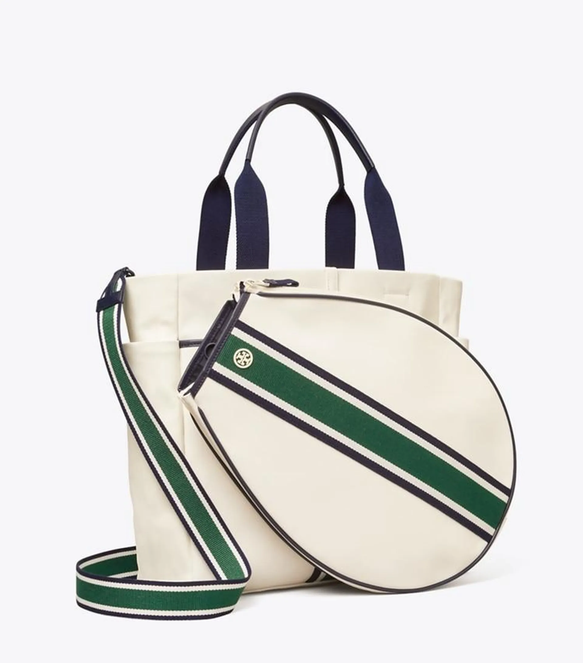 STRIPED TENNIS TOTE