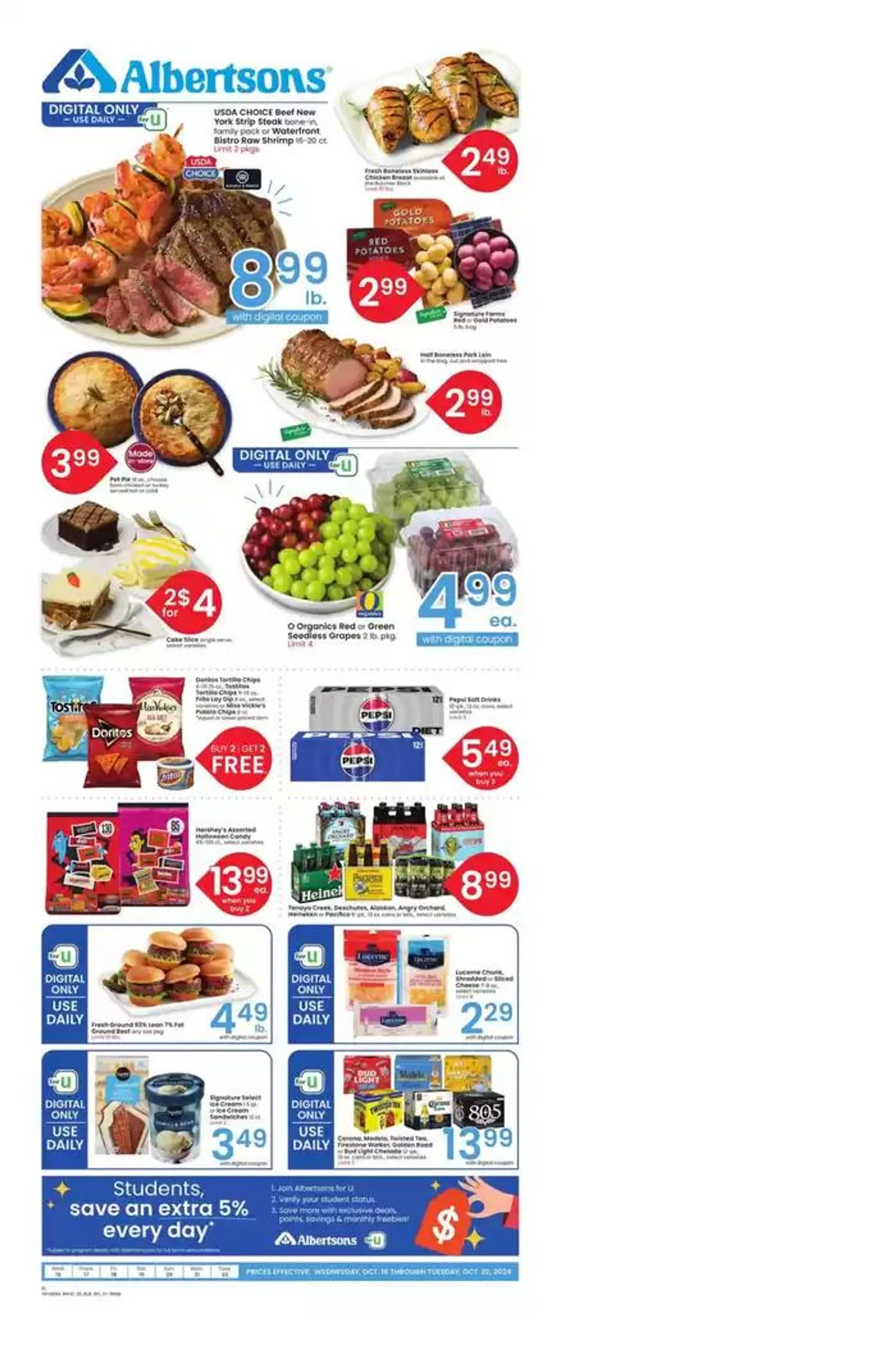 Weekly ad Save now with our deals from October 16 to October 22 2024 - Page 1