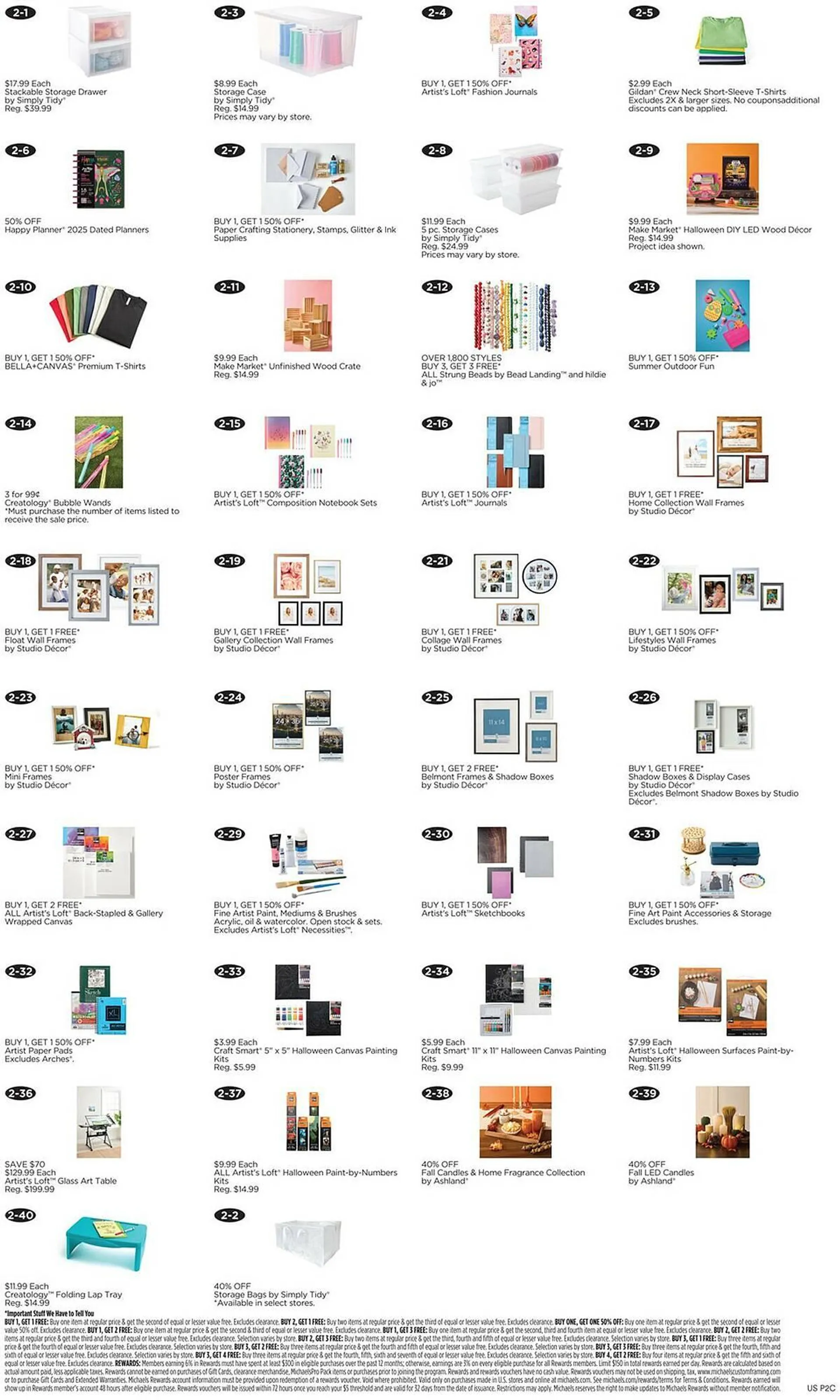 Weekly ad Michaels Weekly Ad from August 10 to August 16 2025 - Page 1
