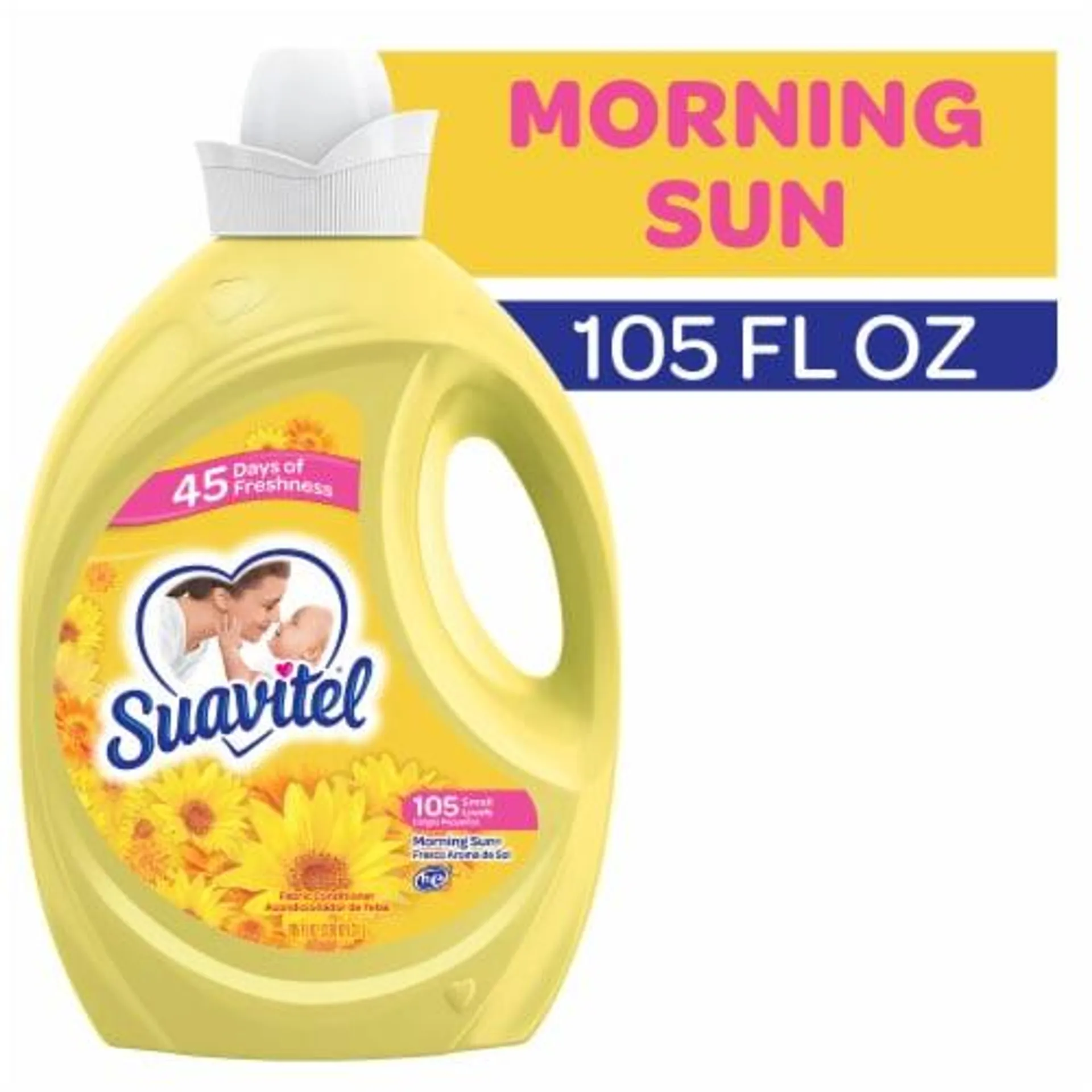 Suavitel Liquid Fabric Conditioner Laundry Fabric Softener Morning Sun Scent