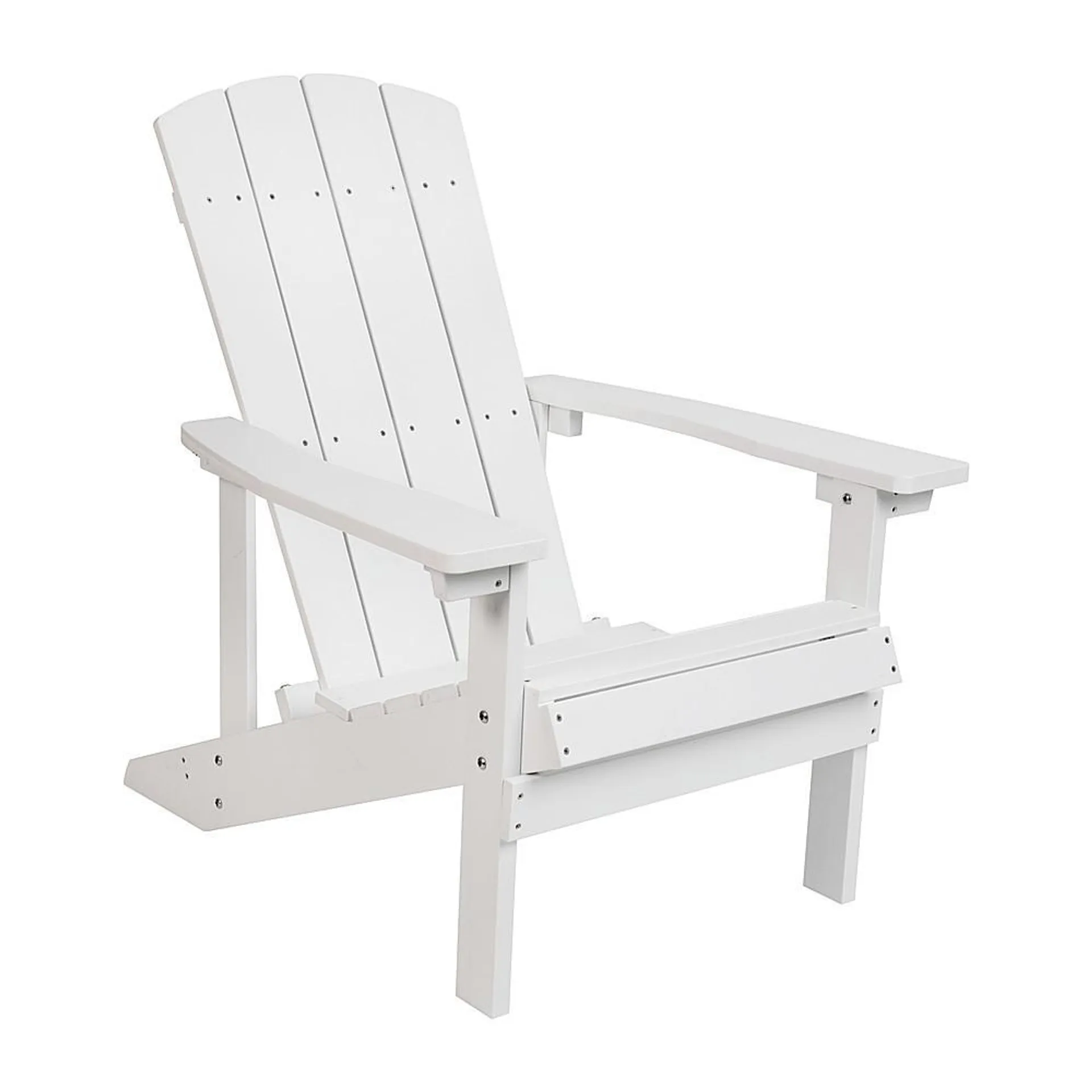 Flash Furniture - Charlestown Adirondack Chair - White