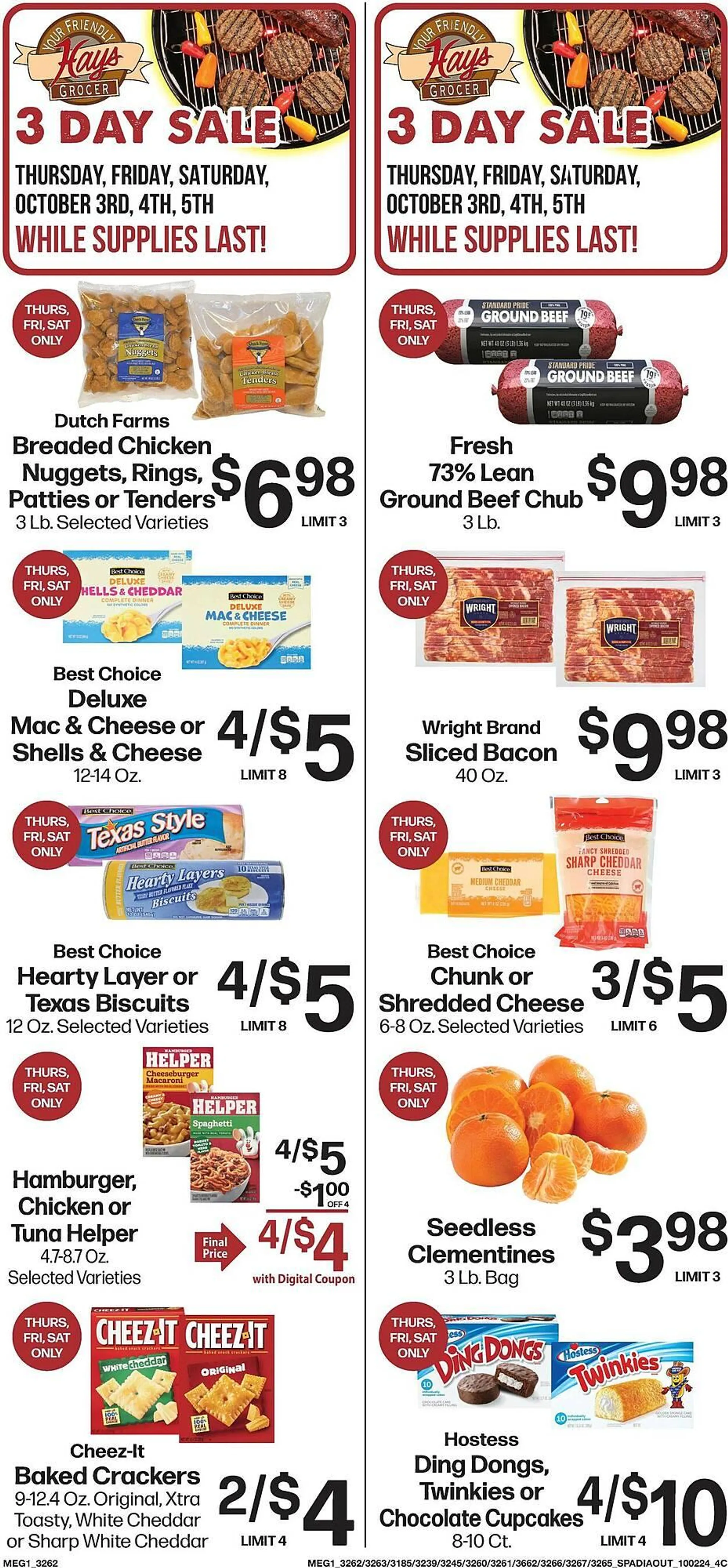 Hays Supermarket Weekly Ad - 1